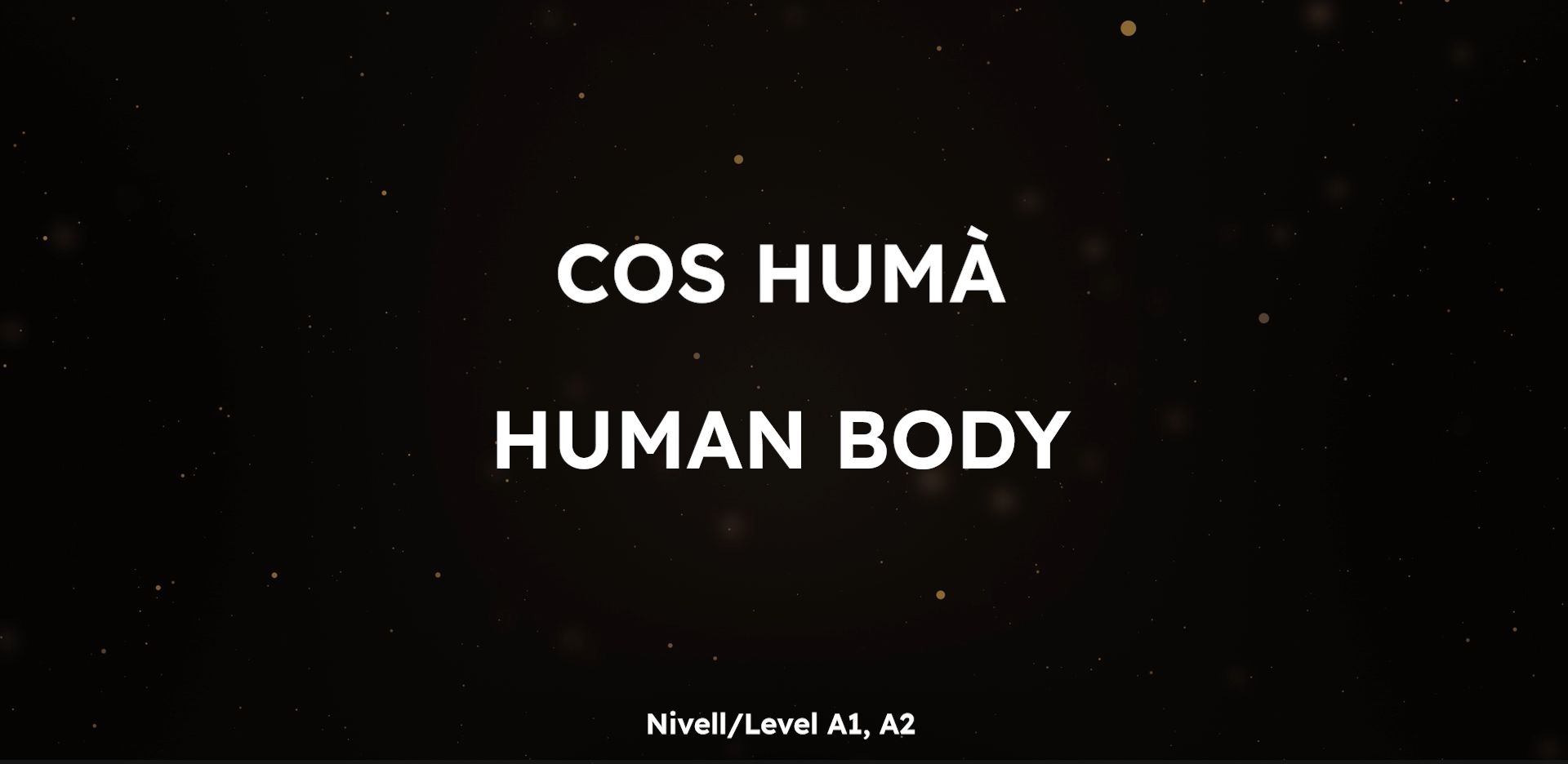 Memory Mots - human body (A)