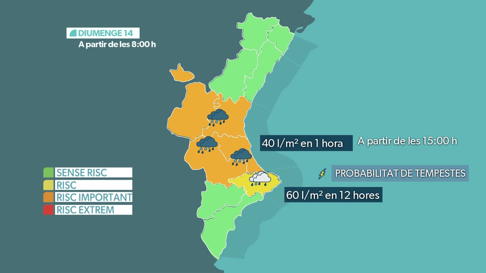 PLUGES FORTES DIUMENGE 14