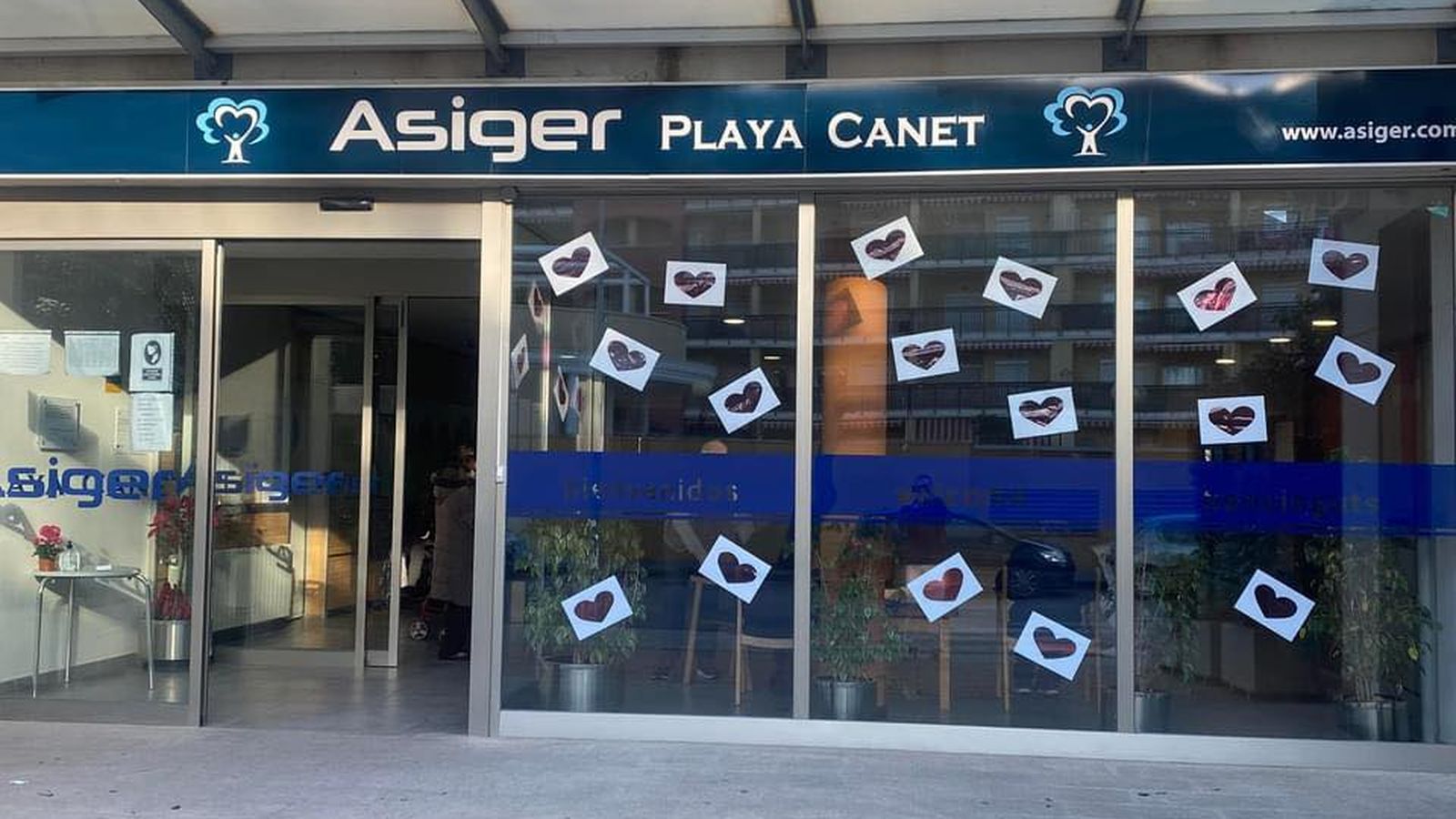 Una imatge de la façana de la residència, en arxiu
