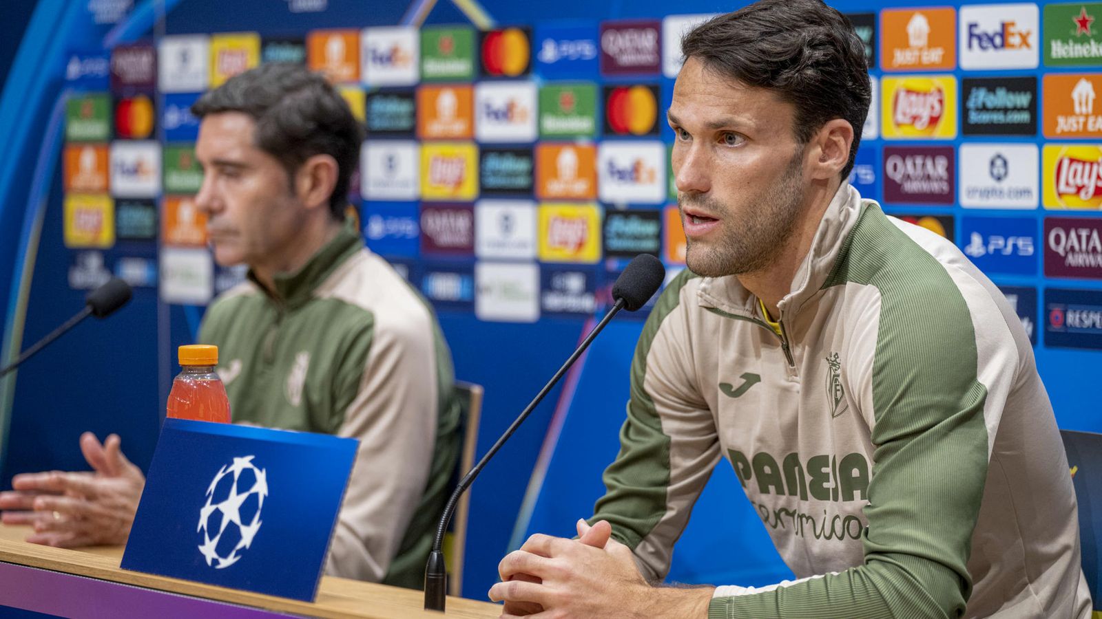 Alfonso Pedraza i Marcelino García Toral han comparegut en la roda de premsa prèvia