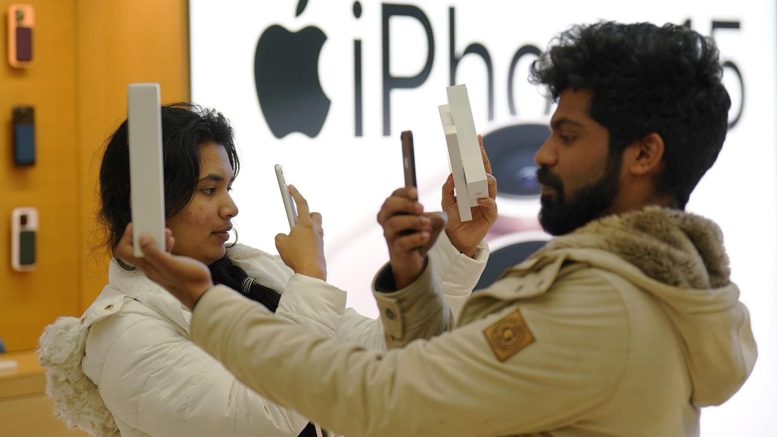 Usuaris d'Apple, en una imatge d'arxiu Usuaris d'Apple, en una imatge d'arxiu