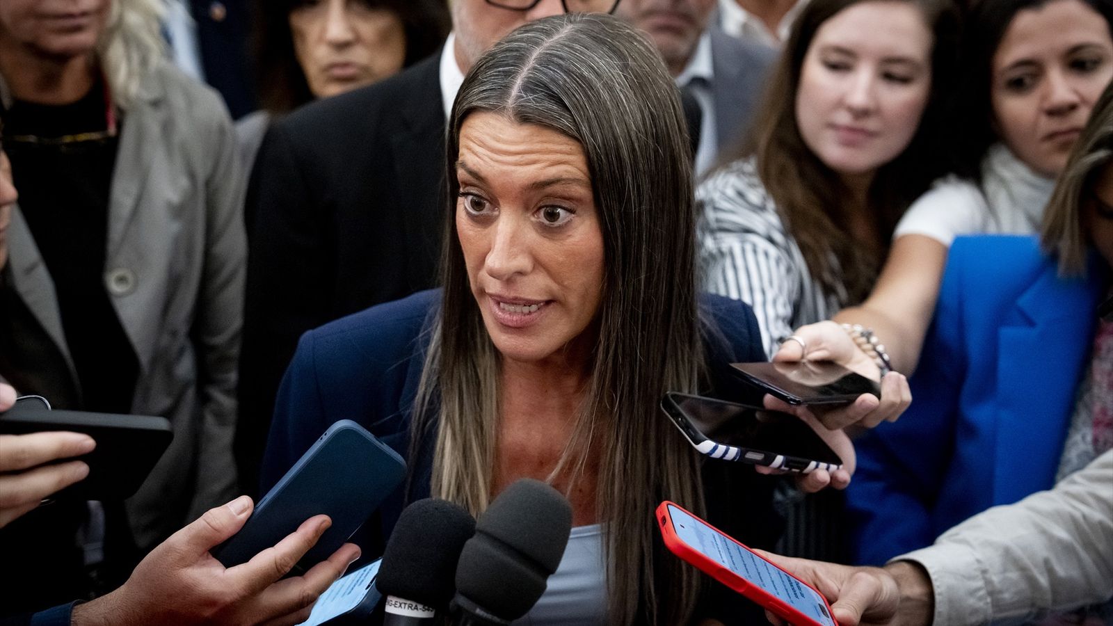 La diputada de Junts, Miriam Nogueras, al Congrés dels Diputats