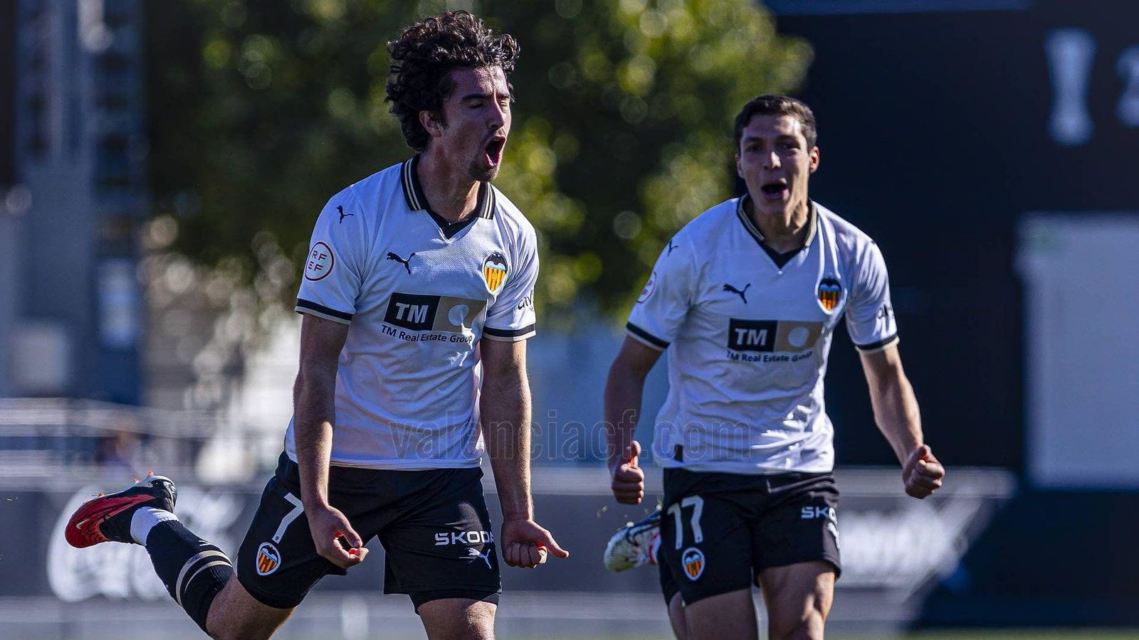 Hugo González celebra un dels gols