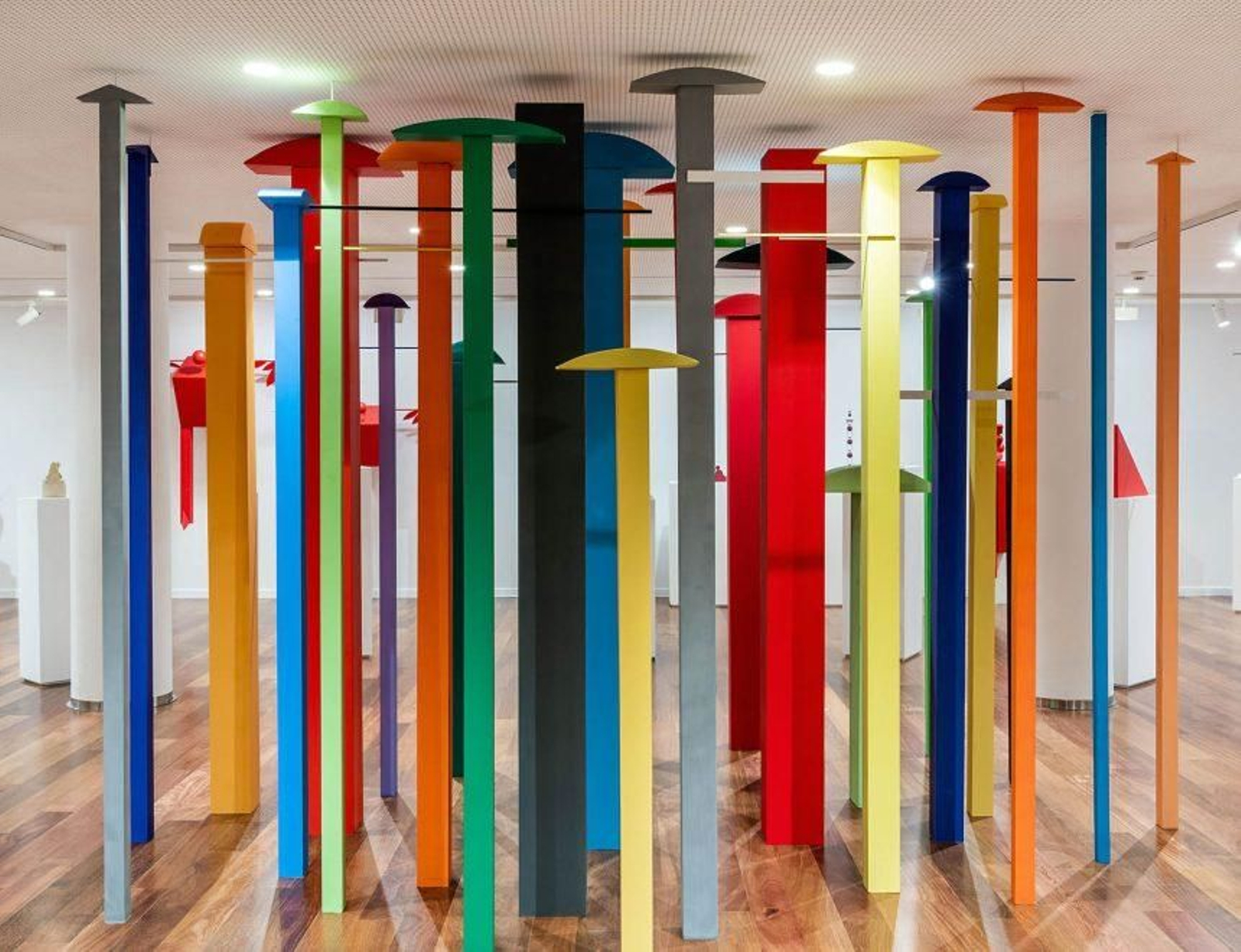 'Bosc geomètric', falla de l’artista Alfredo Ruiz