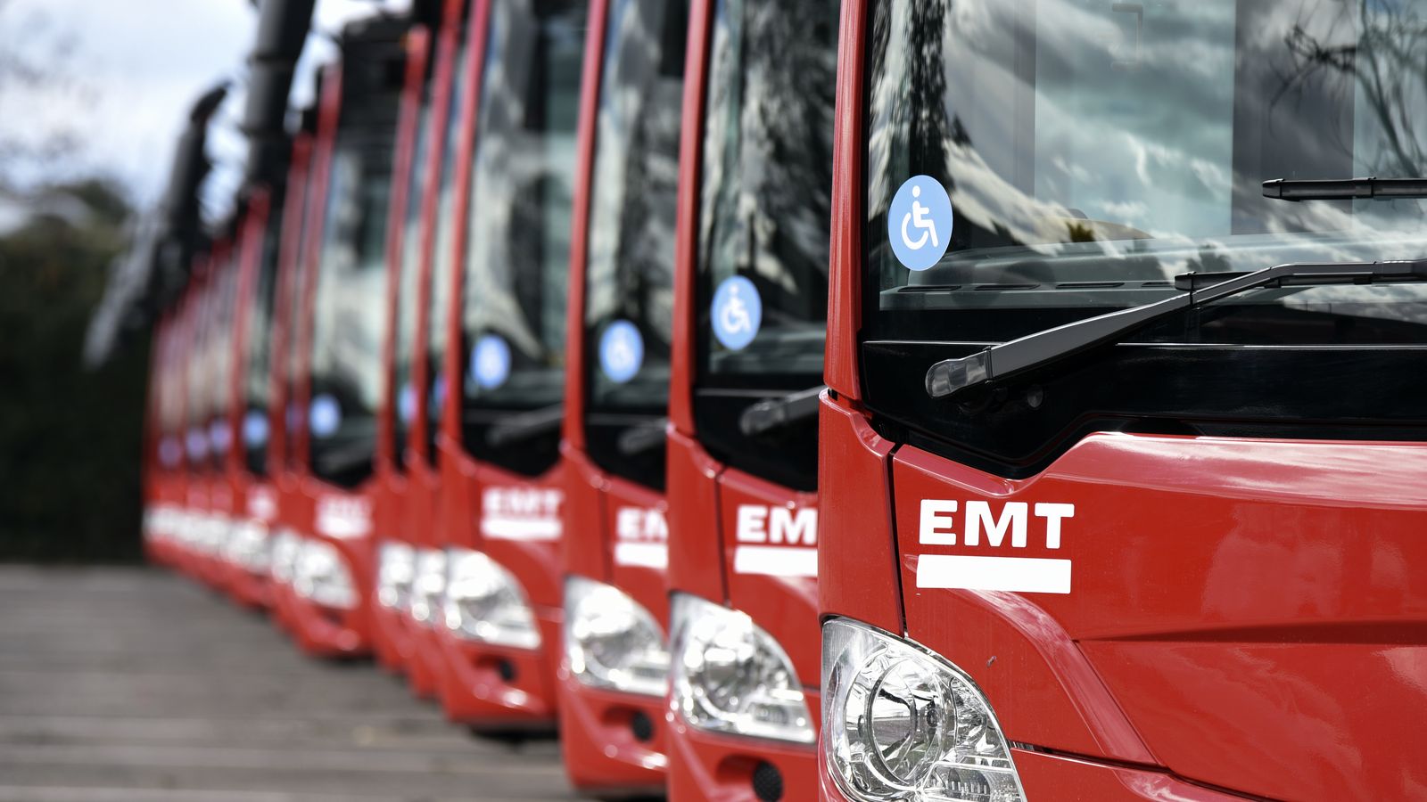 Autobusos de l'EMT, en una imatge d'arxiu