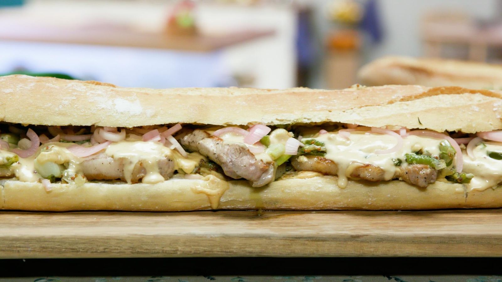 Entrepà de llom i formatge