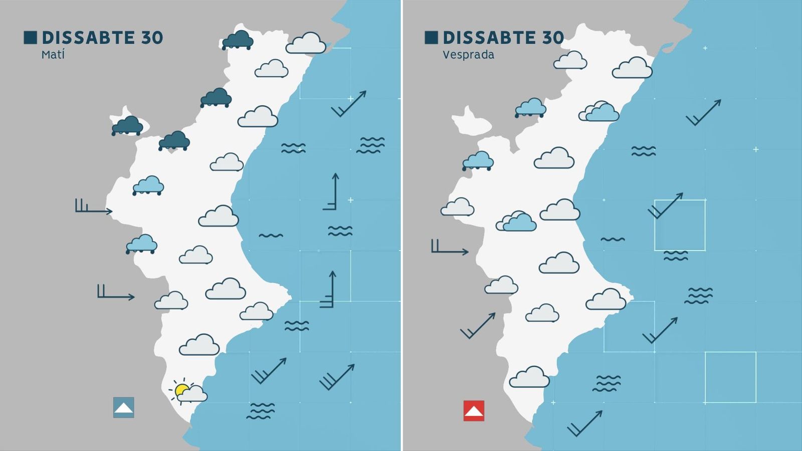 Previsió dissabte 30