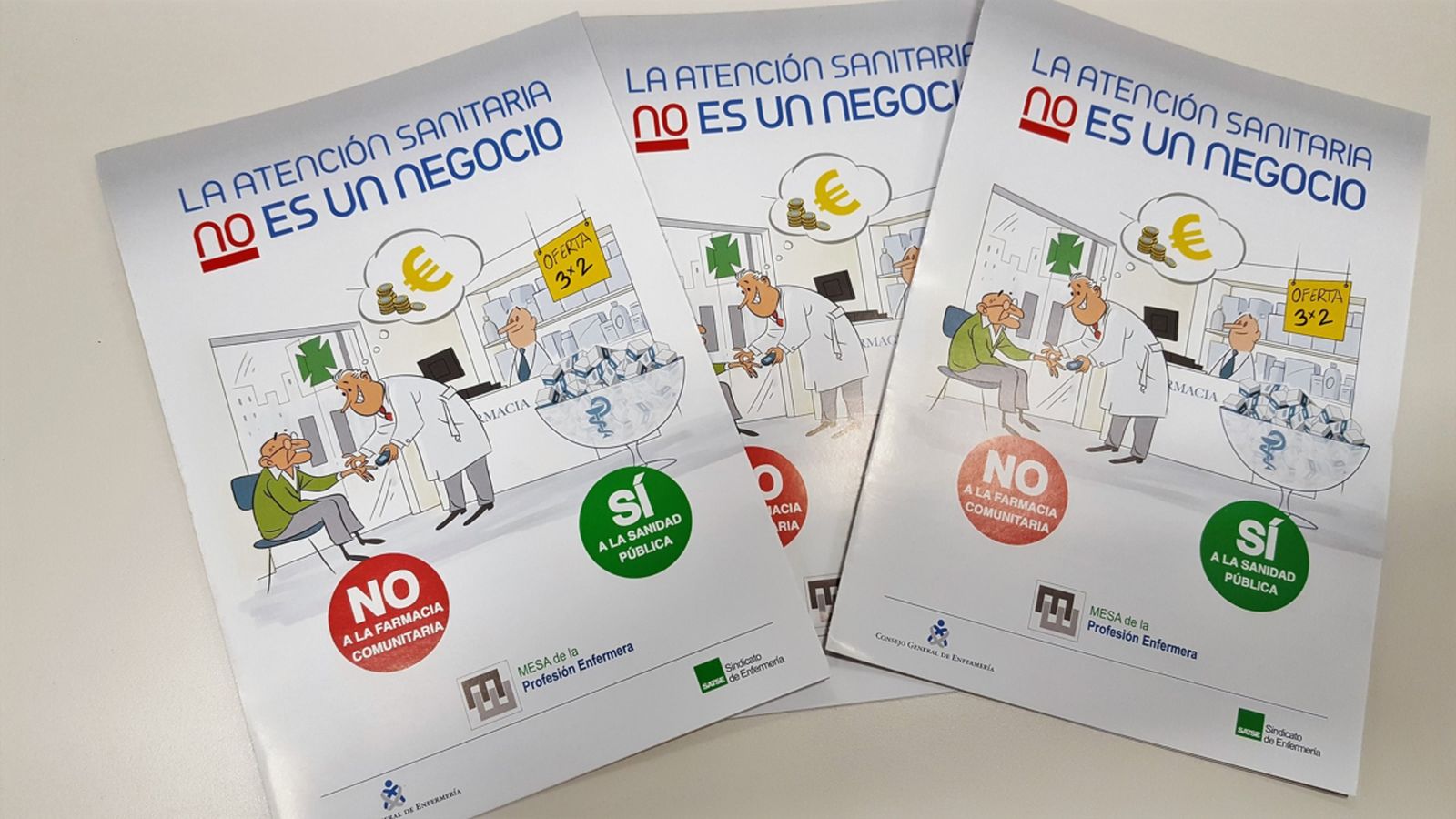 Exemplars del fullet que es distribuirà als centres de salut