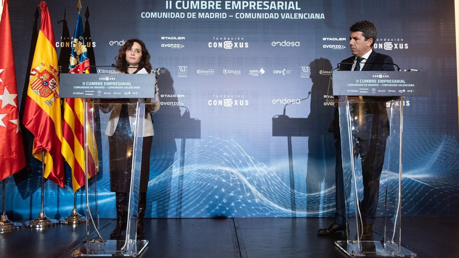 Ayuso i Mazón, aquest dimarts a la II Cimera empresarial Comunitat de Madrid - Comunitat Valenciana