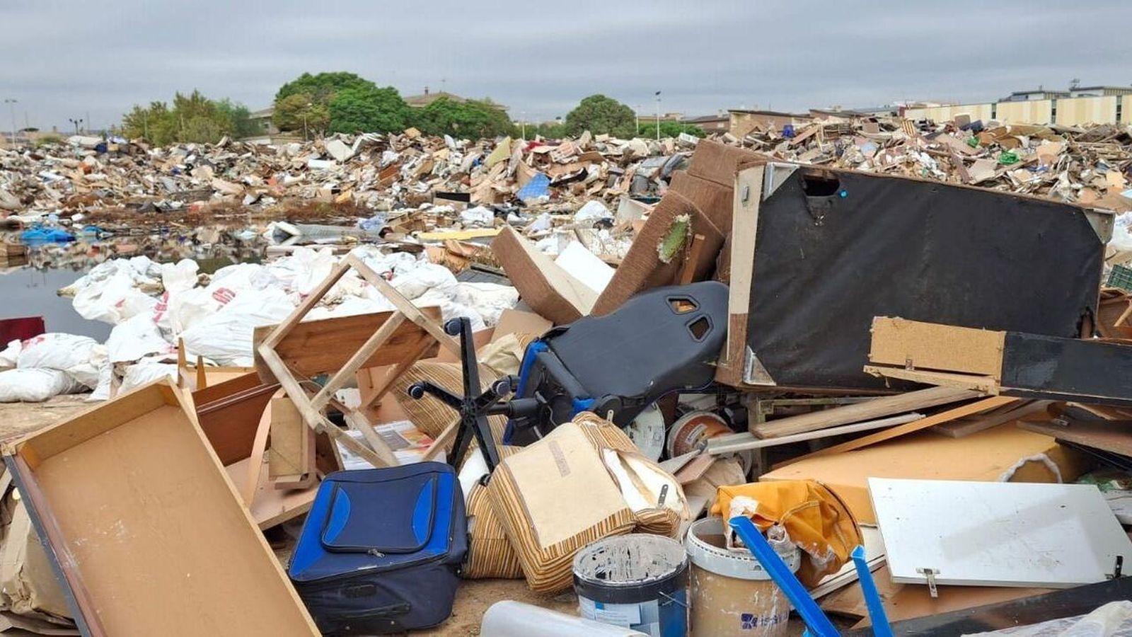 Estat de la campa de Paiporta