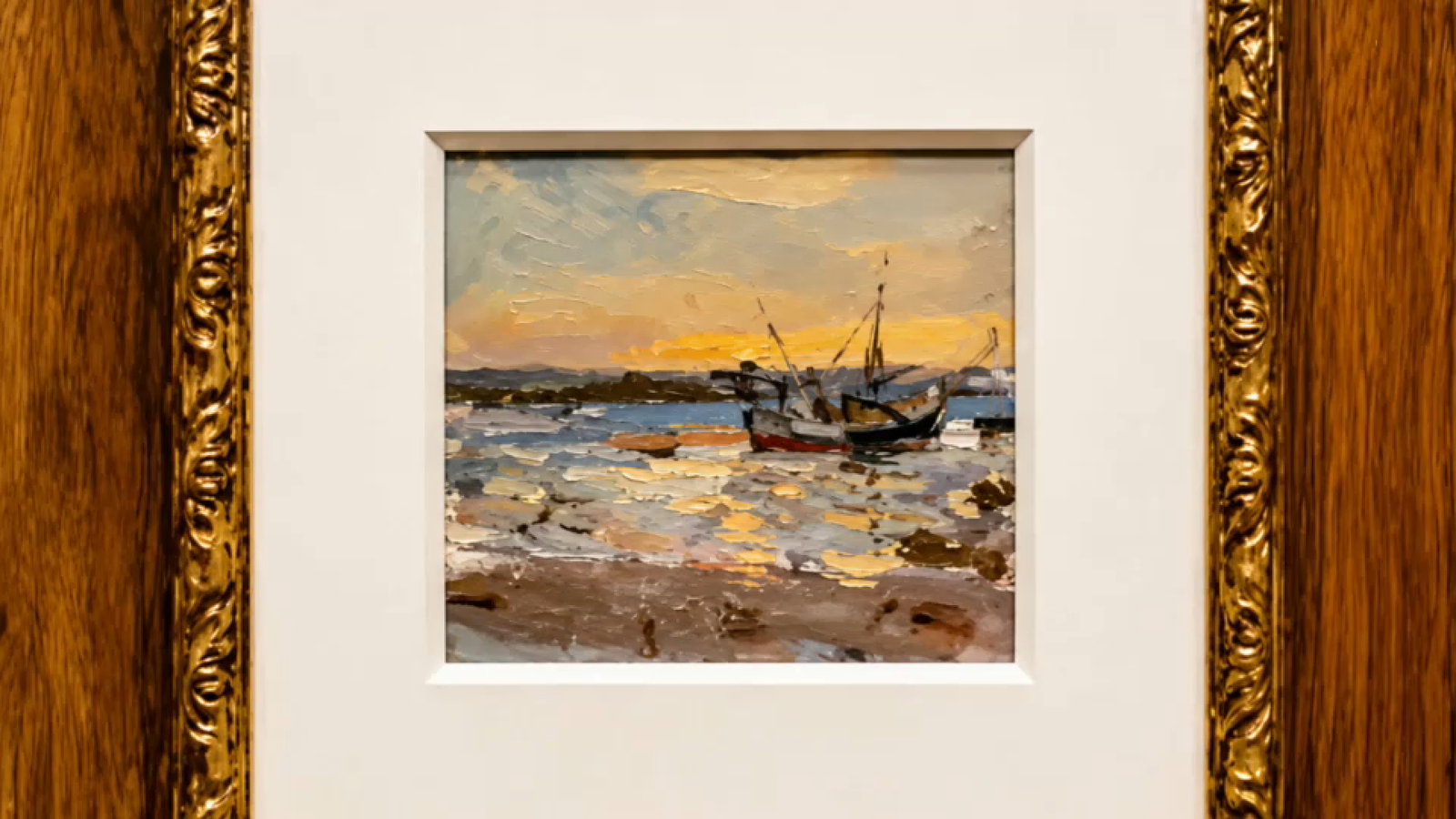 En la imatge, el quadre de Sorolla recuperat