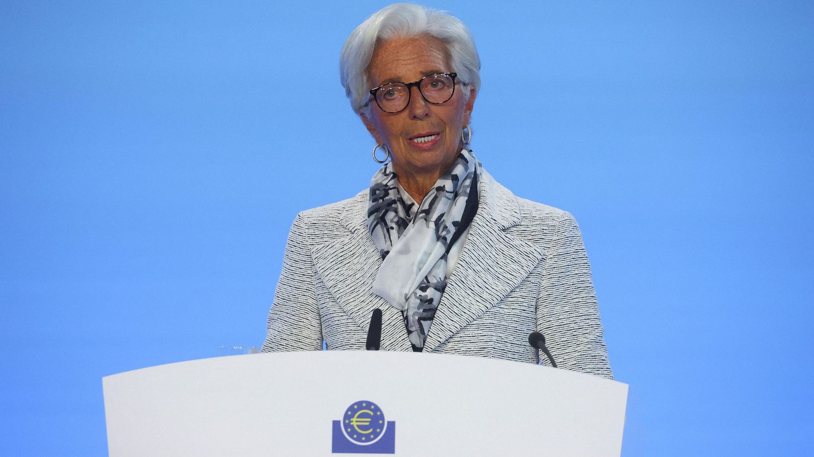 Christine Lagarde, presidenta del Banc Central Europeu (BCE), a Frankfurt, Alemanya, en una foto d'arxiu