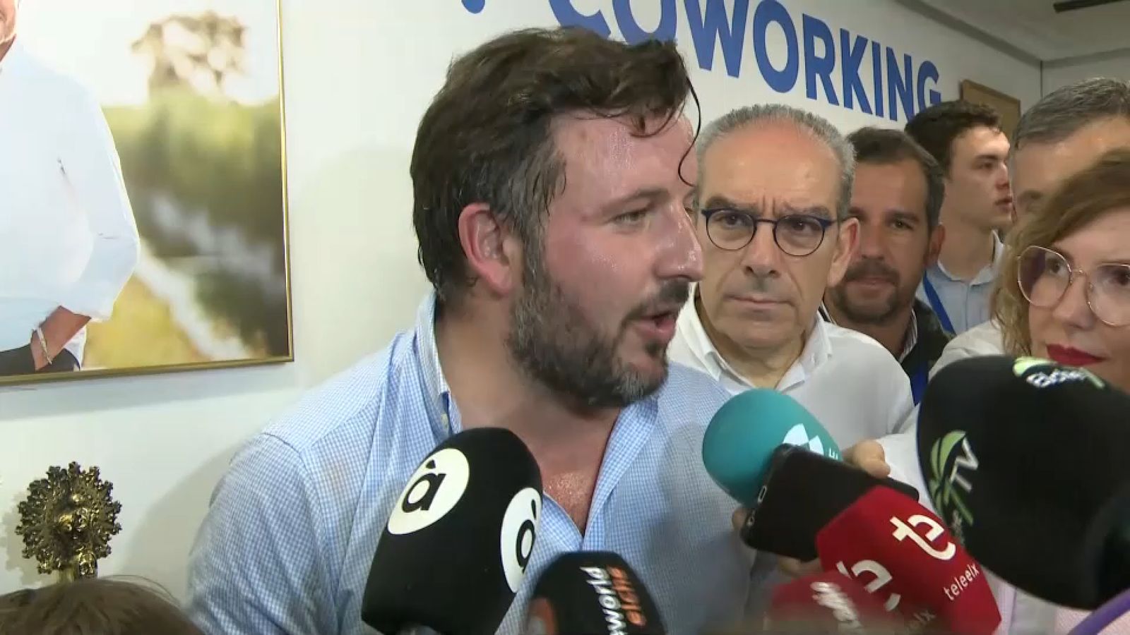 Pablo Ruz celebra els resultats del PP a Elx