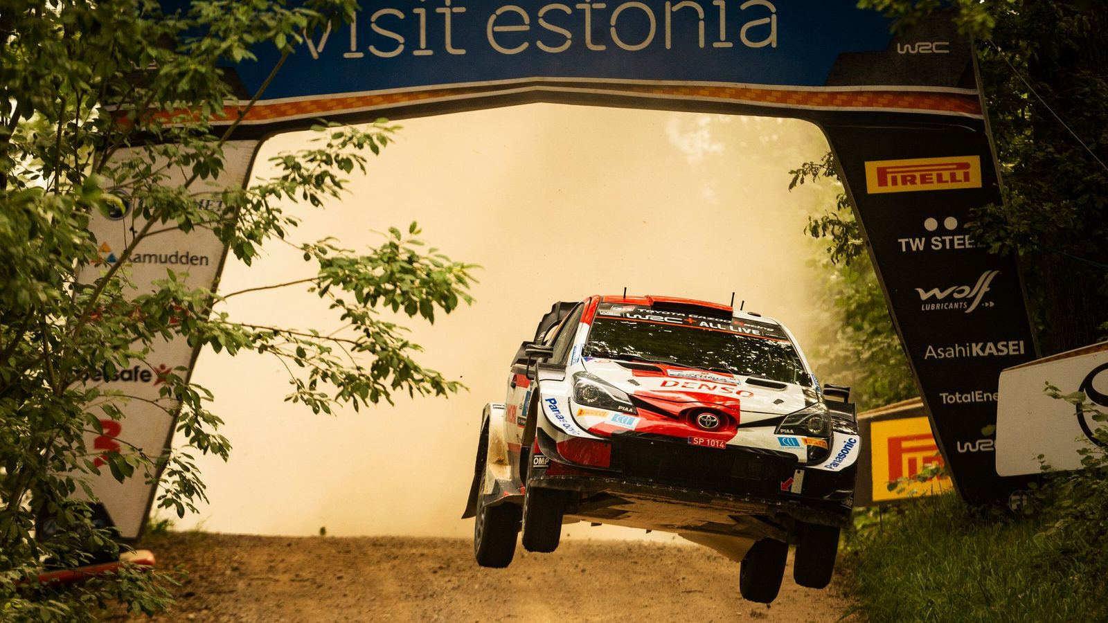 Rovanperä, durant el ral·li d'Estònia