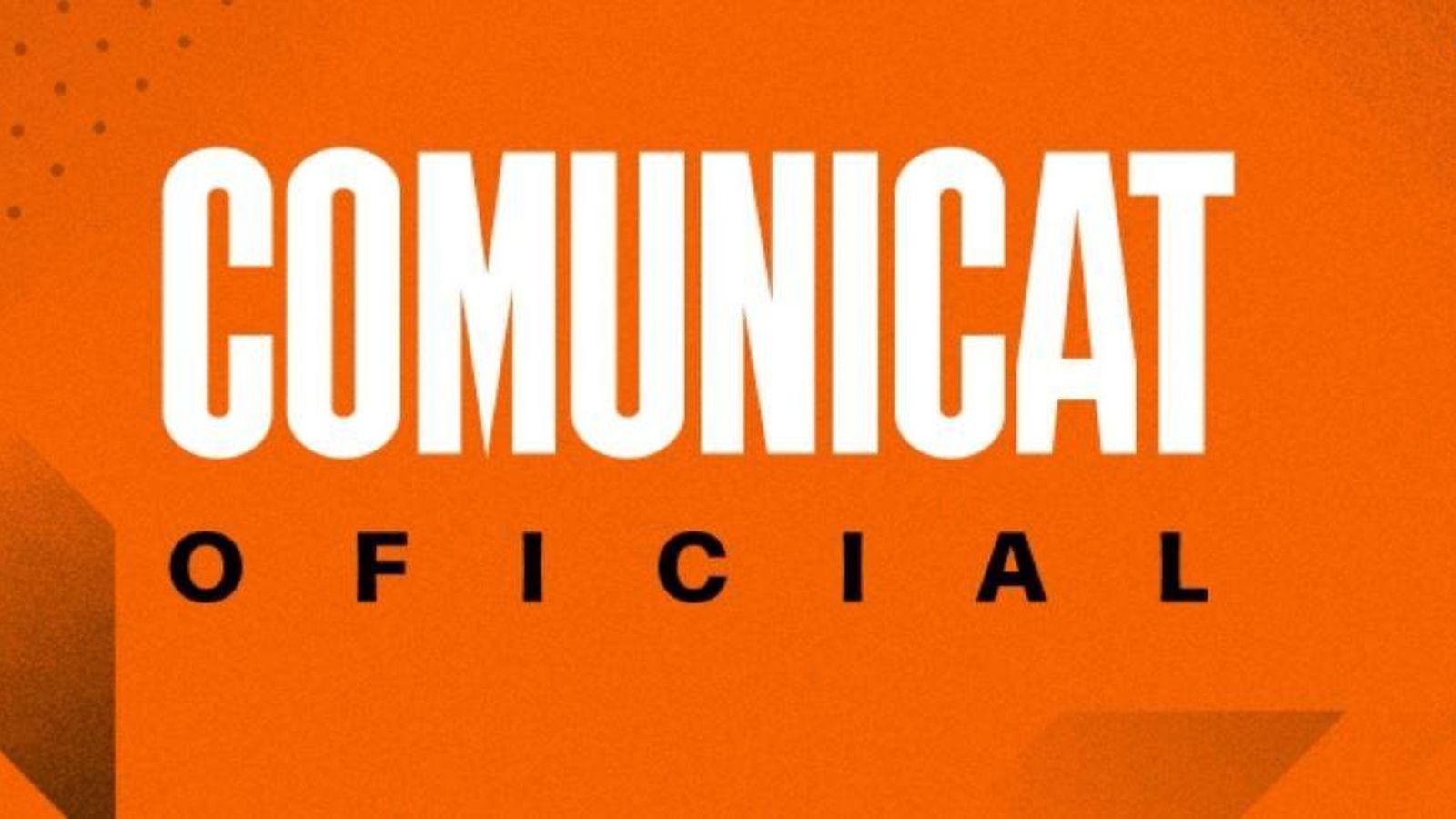 Imatge del comunicat del València Basket