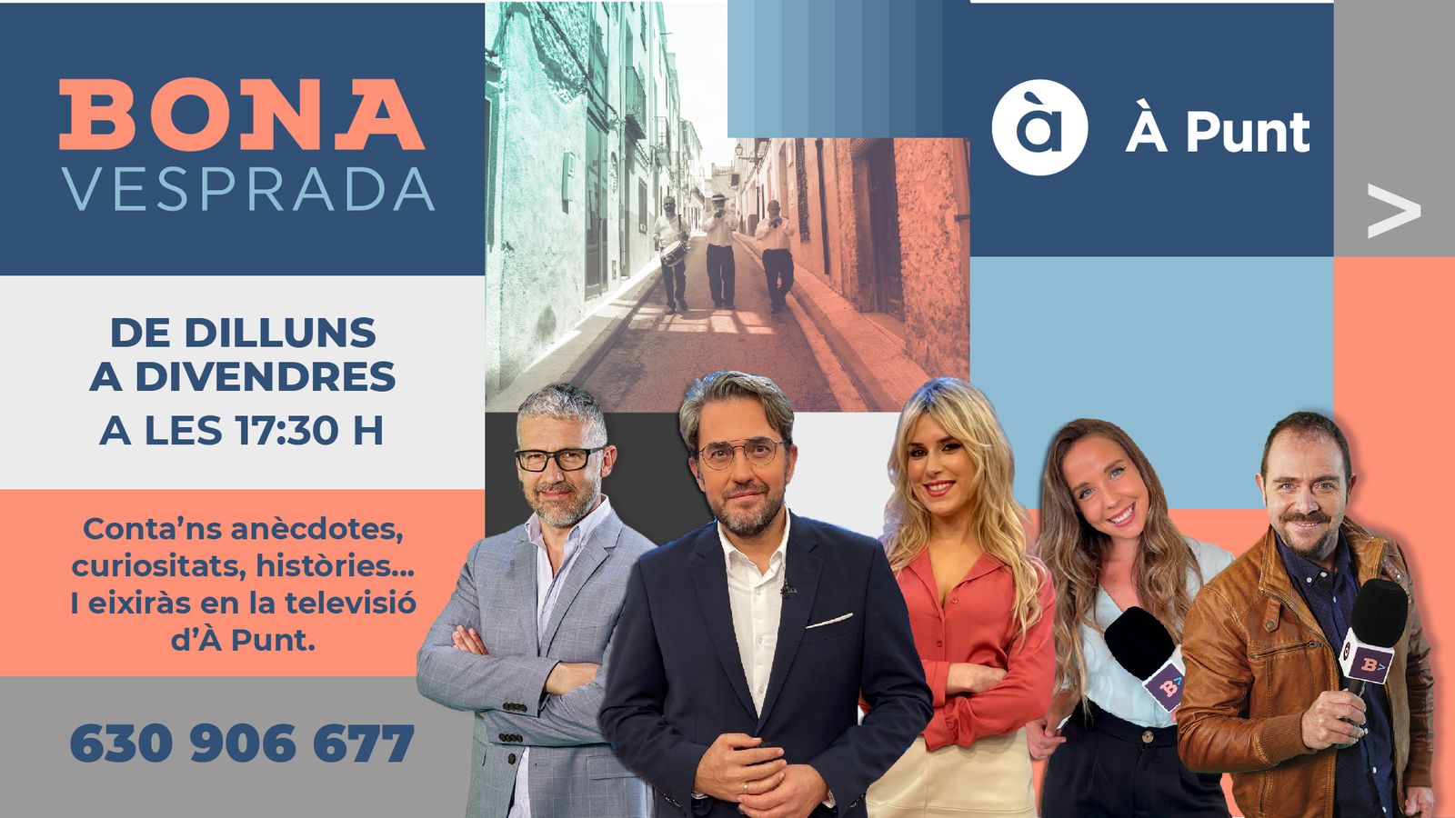 Bona vesprada a partir de dilluns a les 17.30 hores