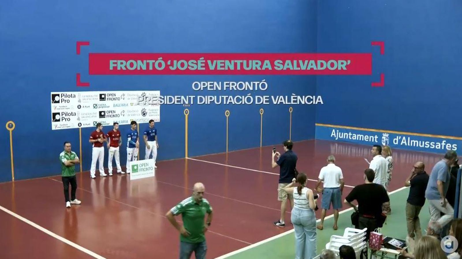 27.07.2025 | Finestra esportiva. Partida inaugural Open de Frontó Valencià