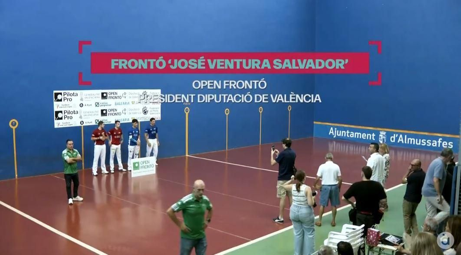27.07.2025 | Finestra esportiva. Partida inaugural Open de Frontó Valencià