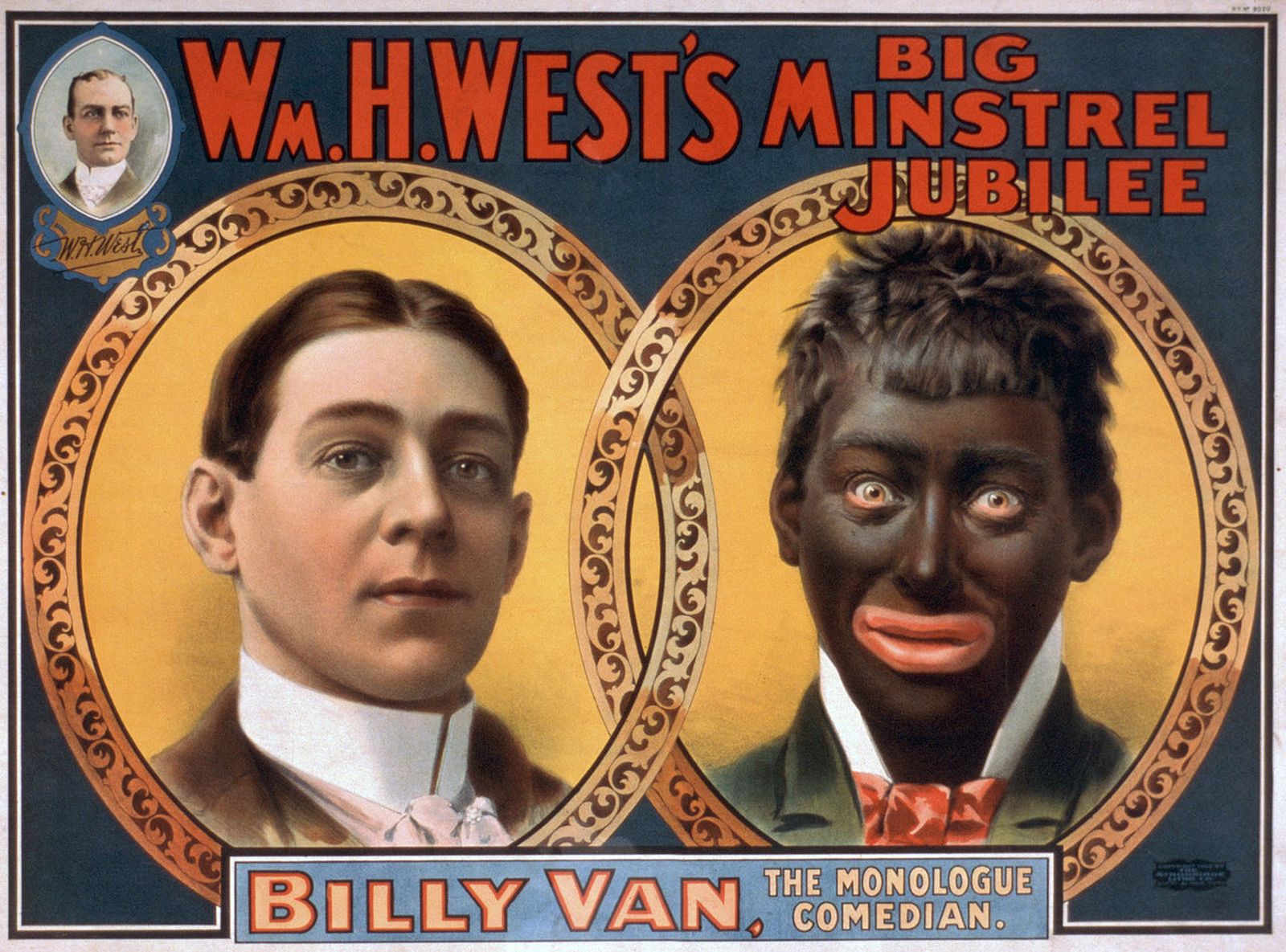 Cartell d'un Minstrel Show l'any 1900