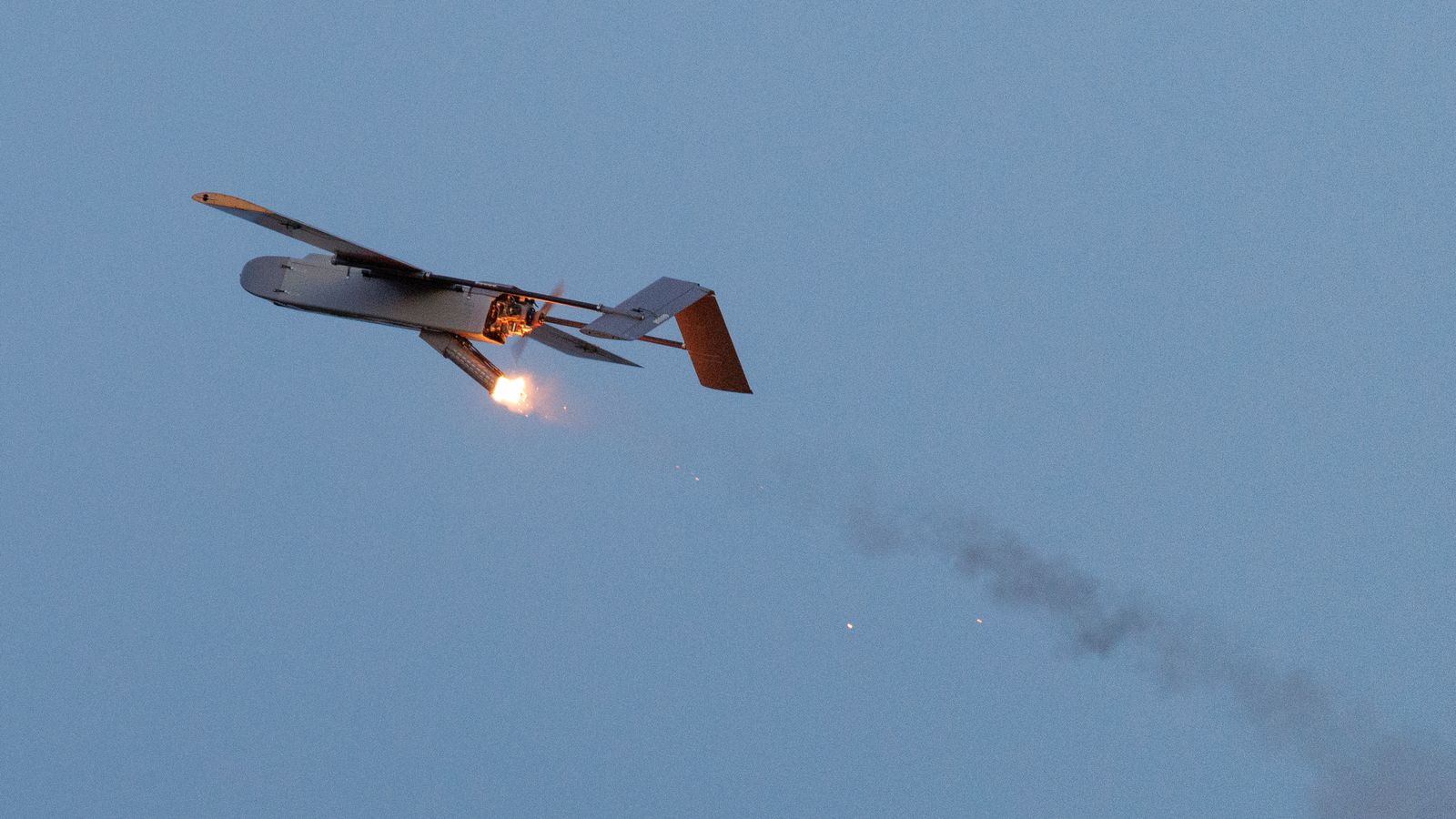 Un dron dels utilitzats en la guerra a Ucraïna, en arxiu