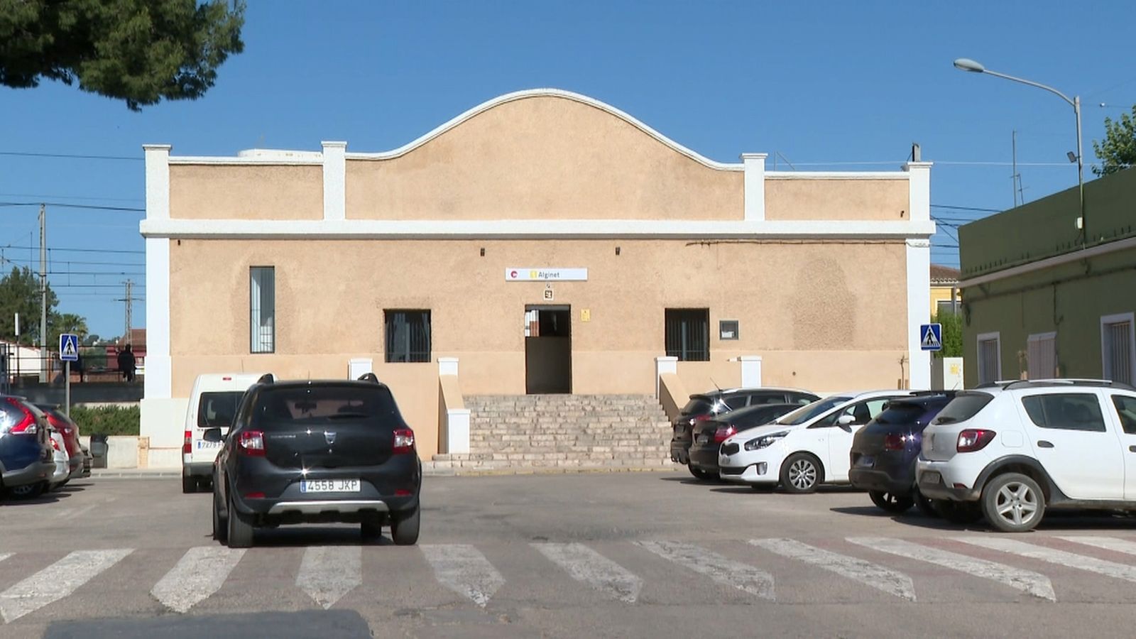 L'estació de metro d'Alginet en què es va localitzar el grup acusat de delicte d'odi