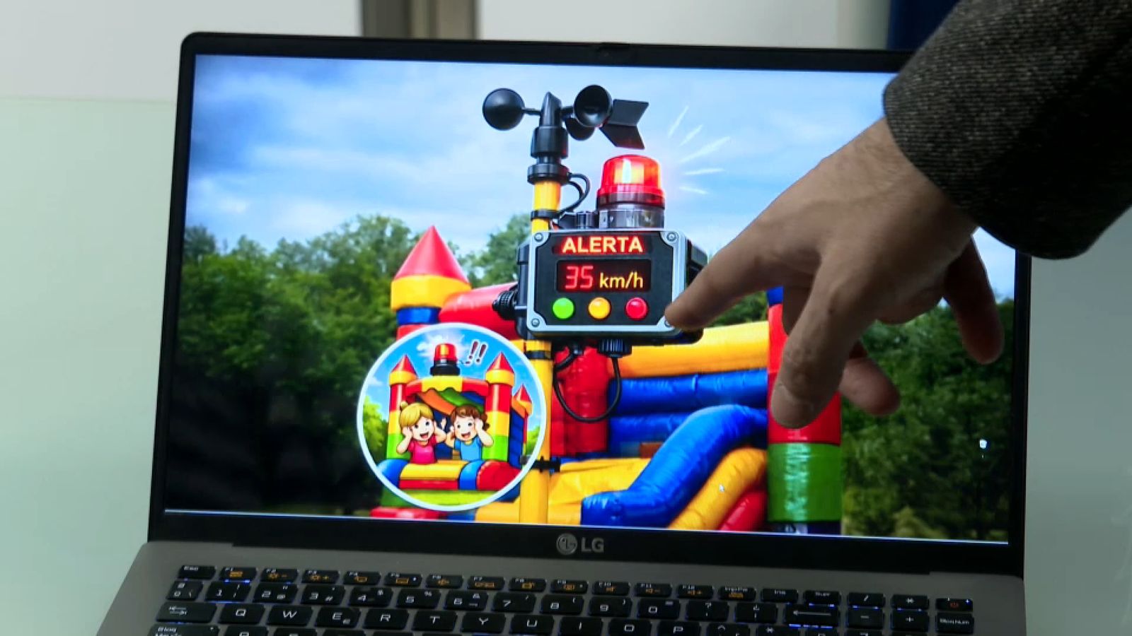 Augmentar la seguretta en els unflables
