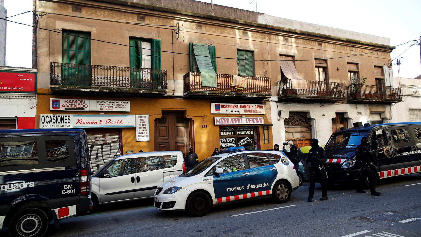 Els Mossos d'Esquadra han fet diversos escorcolls Els Mossos d'Esquadra han fet diversos escorcolls