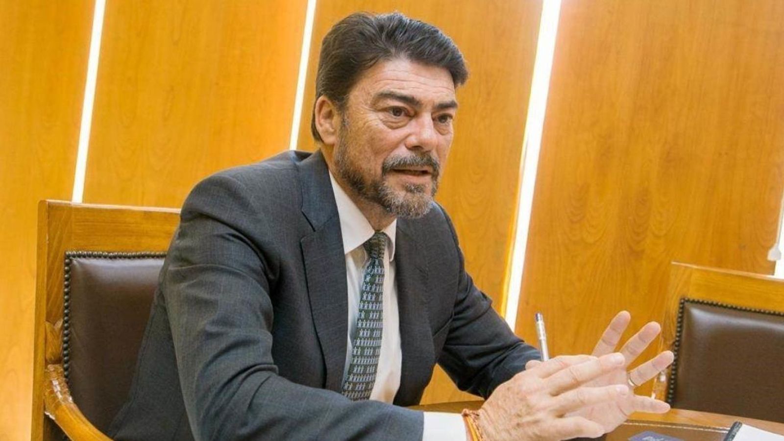 Luis Barcala (PP), alcalde d'Alacant, en una foto d'arxiu