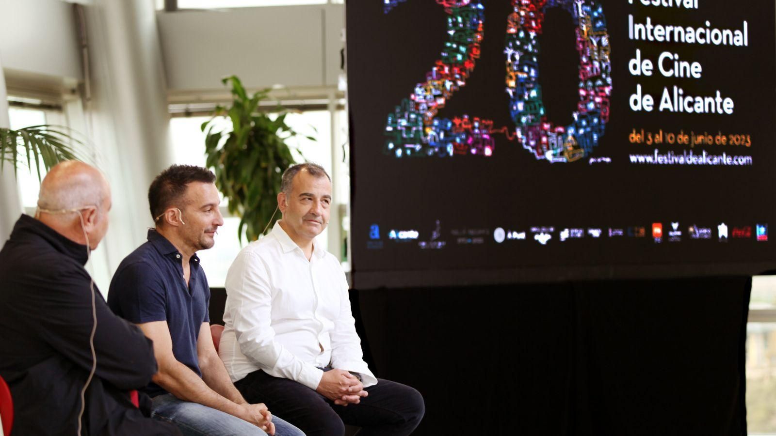 Roda de premsa prèvia a la inauguració oficial del Festival Internacional de Cinema d'Alacant