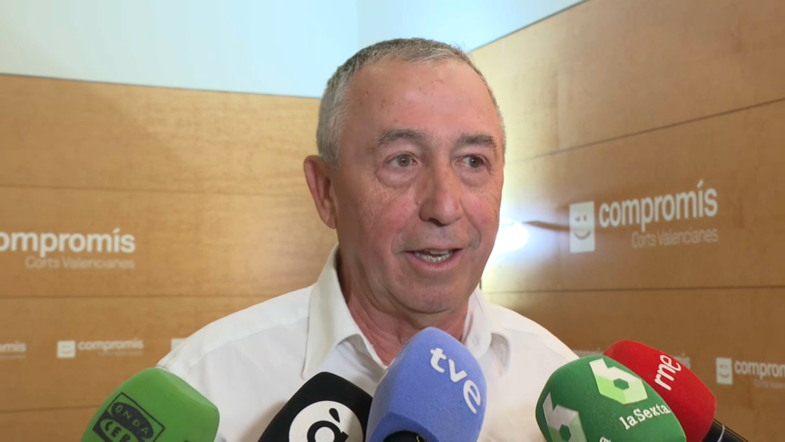 Joan Baldoví, síndic de Compromís, aquest dilluns a les Corts