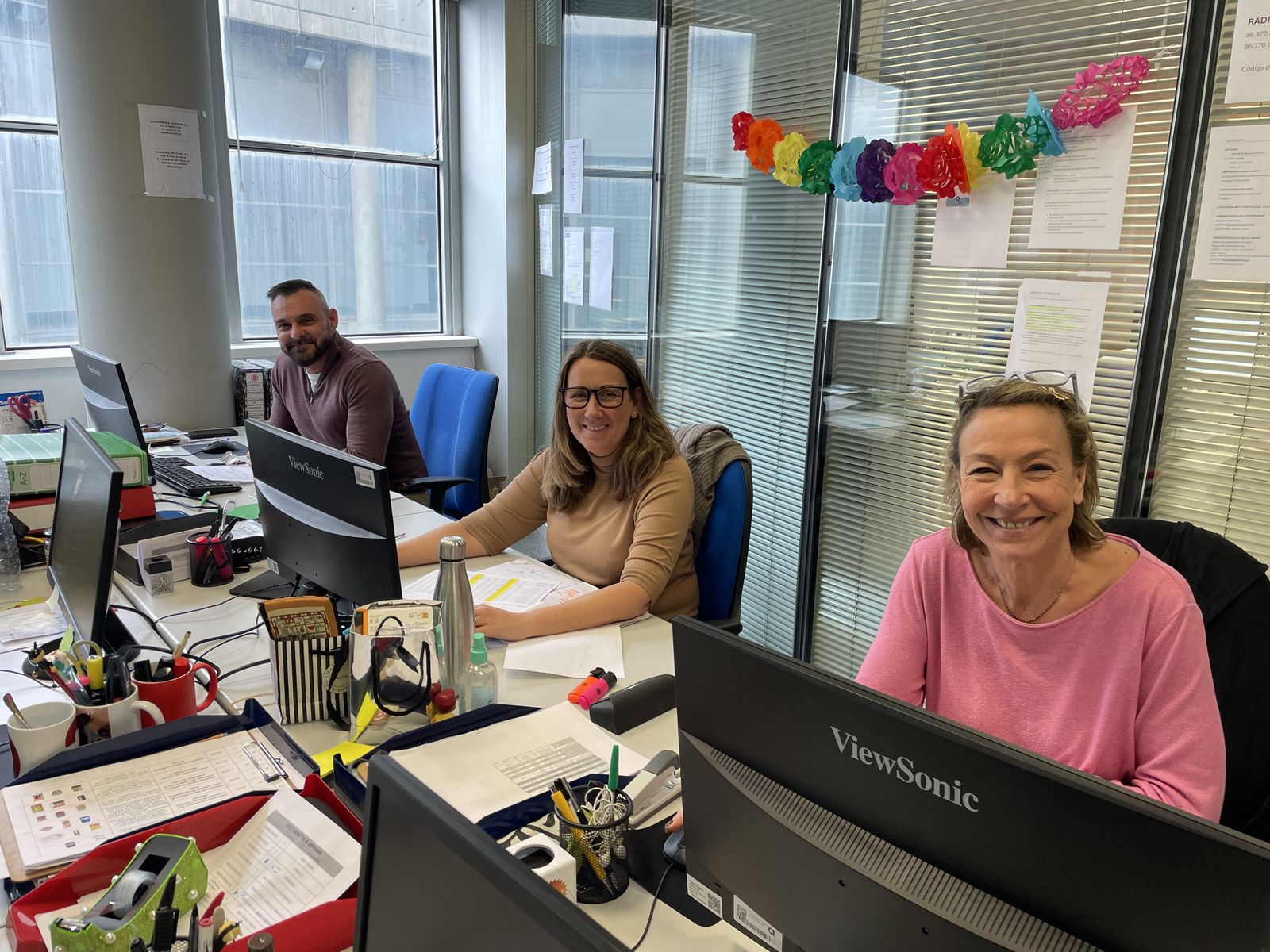 L'equip de producció del programa BDCV