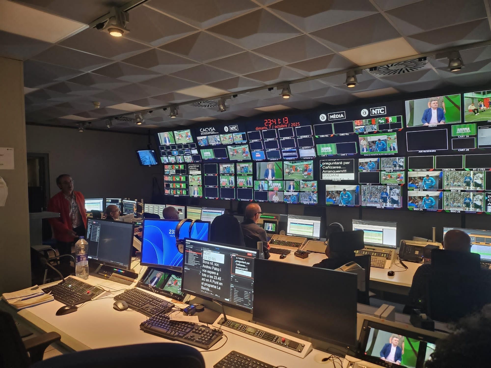 El control de realització del programa El control de realització del programa