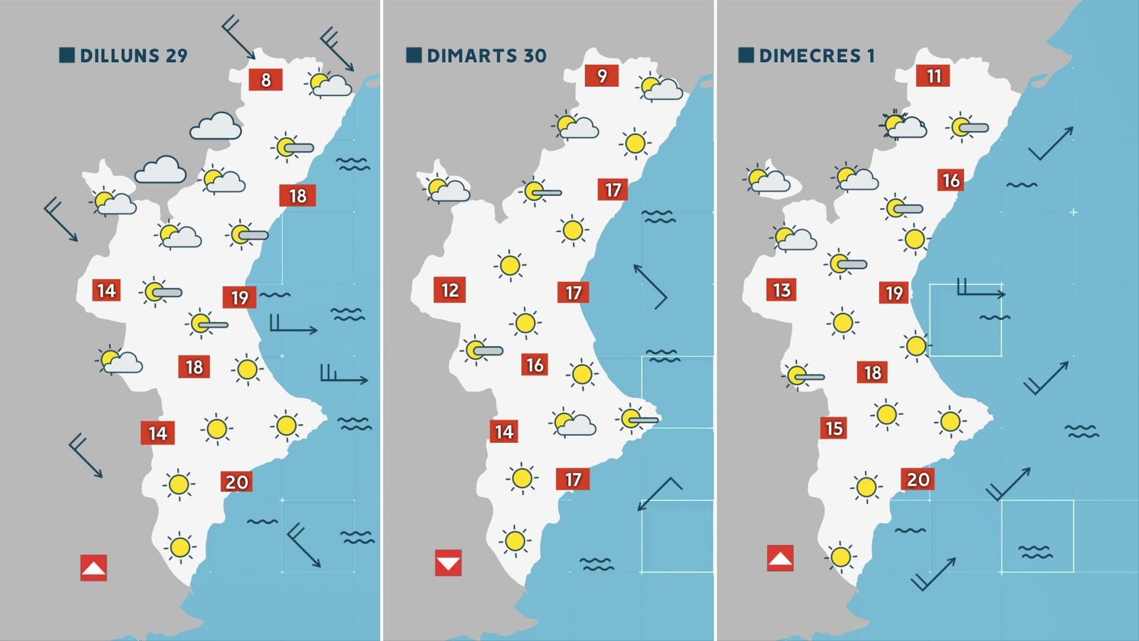Mapa tres dies