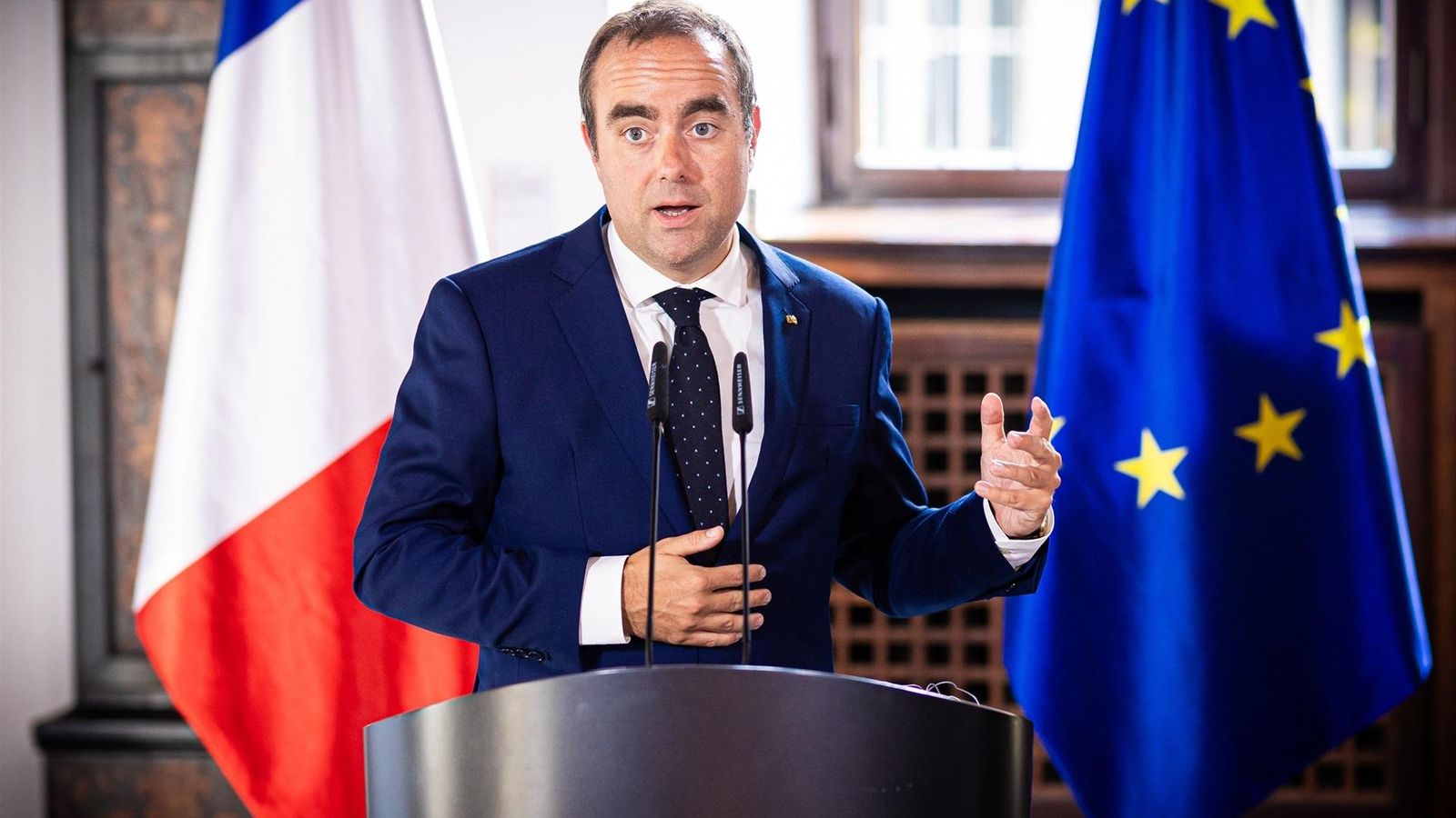 Sébastien Lecornu, en una imatge d'arxiu el juliol del 2025 Sébastien Lecornu en una imatge d'arxiu el juliol de 2025
