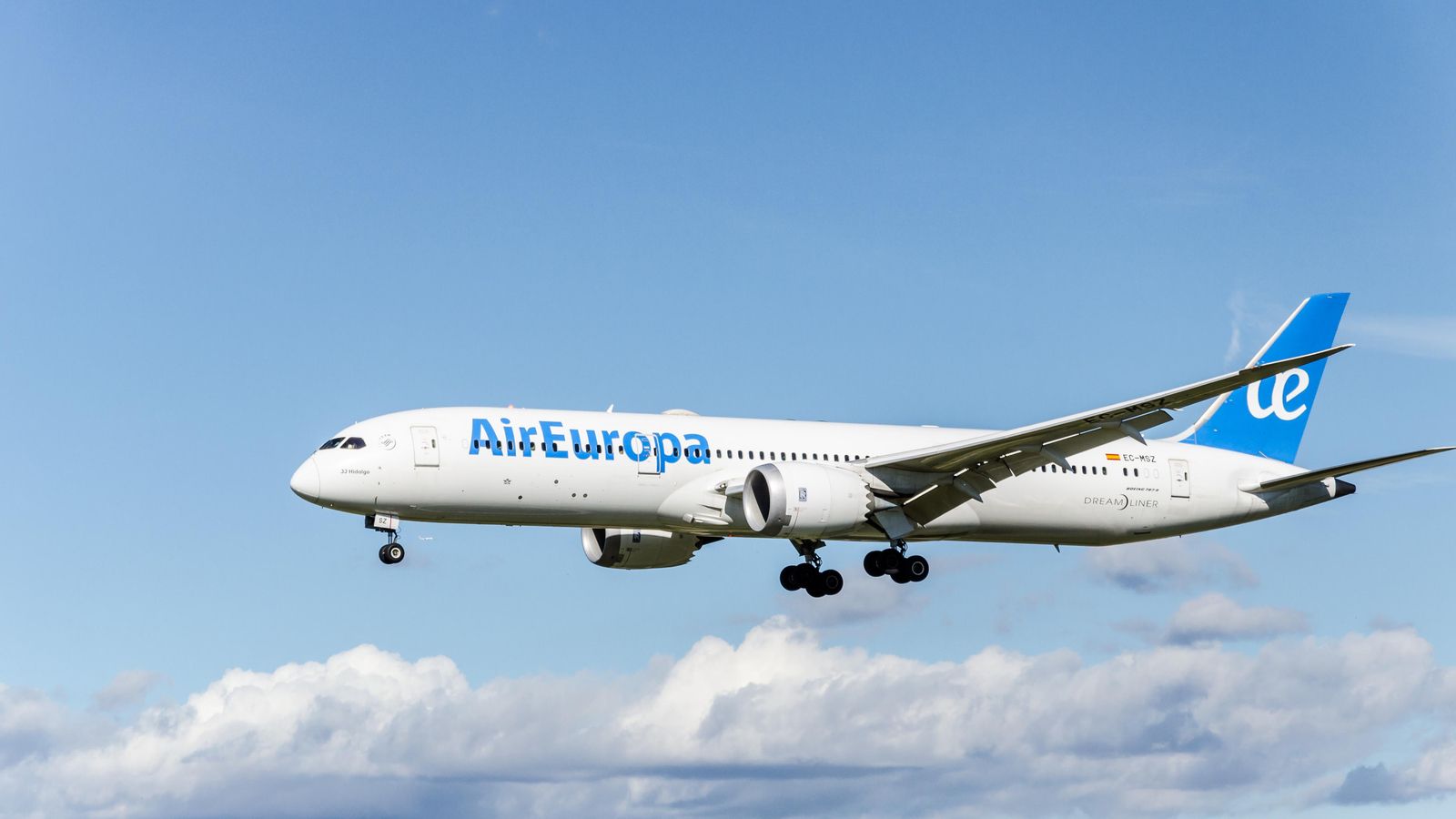 Un avió de la flota d'Air Europa