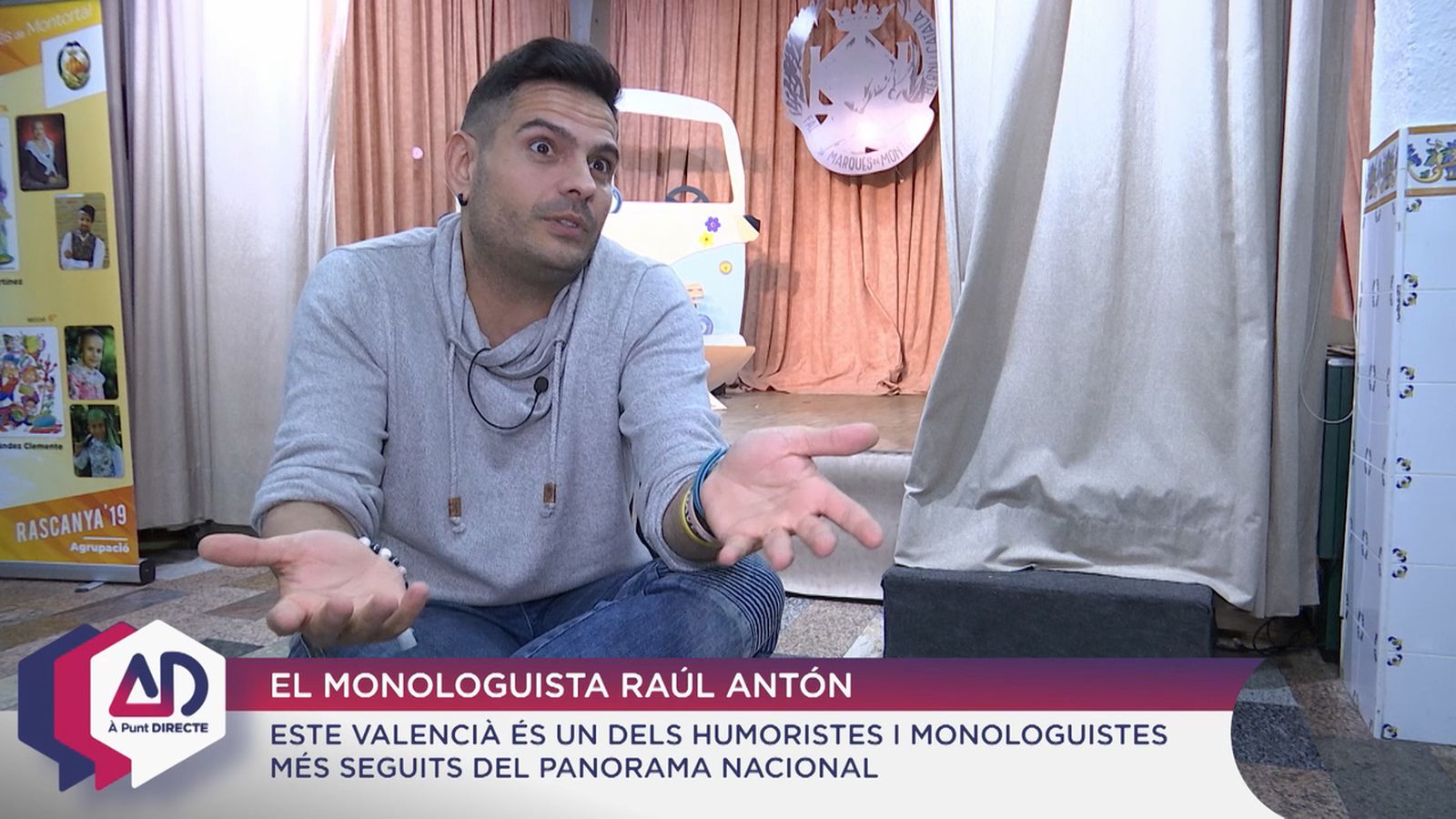 L’humorista Raúl Antón