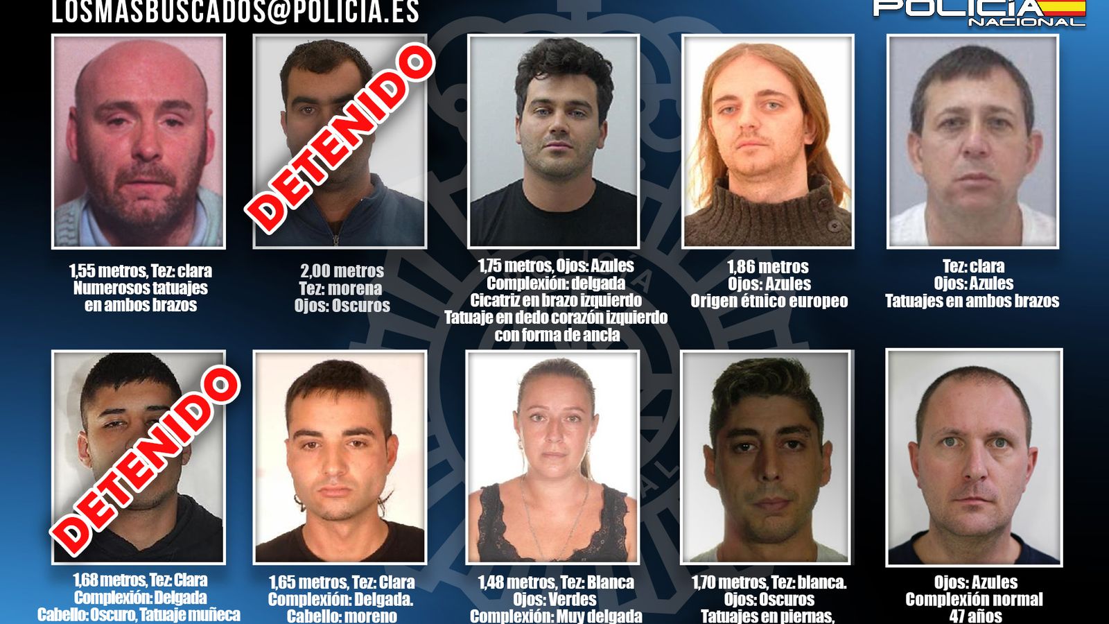 La Policia Nacional ja ha detingut a dos fugitius