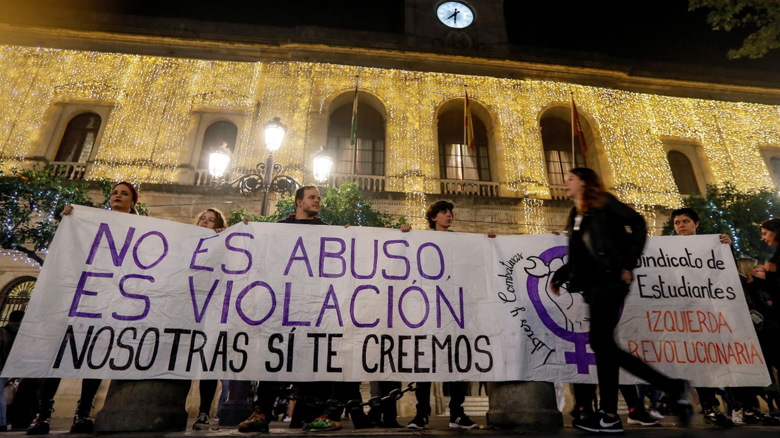 Concentració contra la violència masclista a Sevilla, el passat 5 de desembre