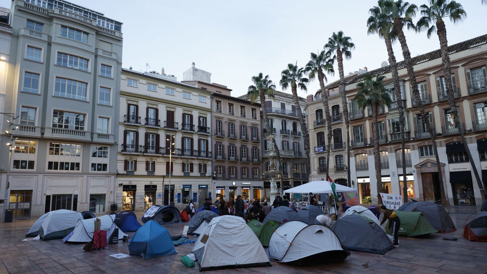 L'acampada per la vivenda digna a Màlaga