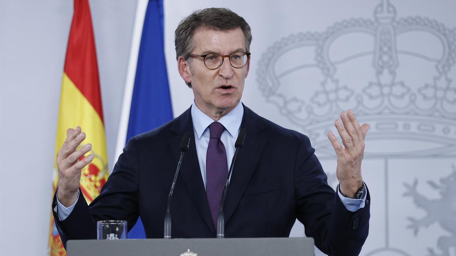 Alberto Núñez Feijóo, aquest dijous a La Moncloa