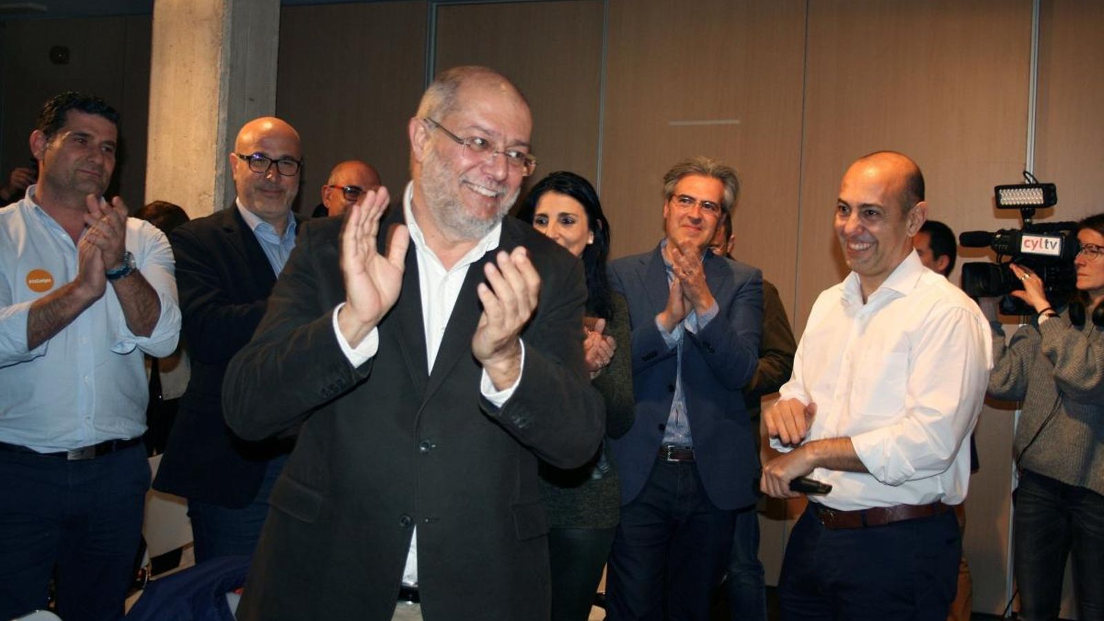 Francisco Igea, després de ser proclamat candidat de Ciutadans a la Junta de Castella i Lleó