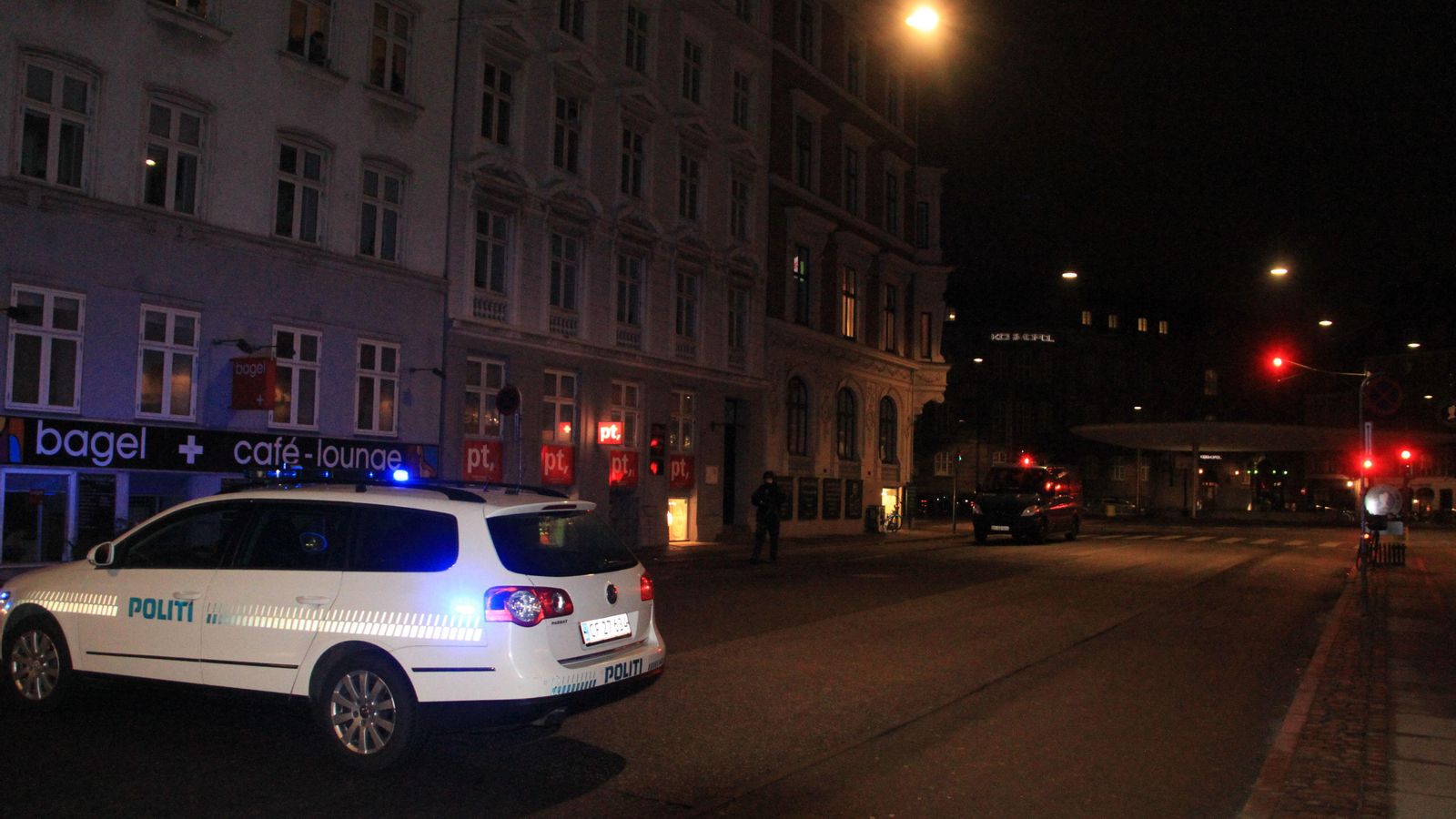 Un vehicle policial de Copenhaguen, en una imatge d'arxiu Un vehicle policial de Copenaghe, en una imatge d'arxiu