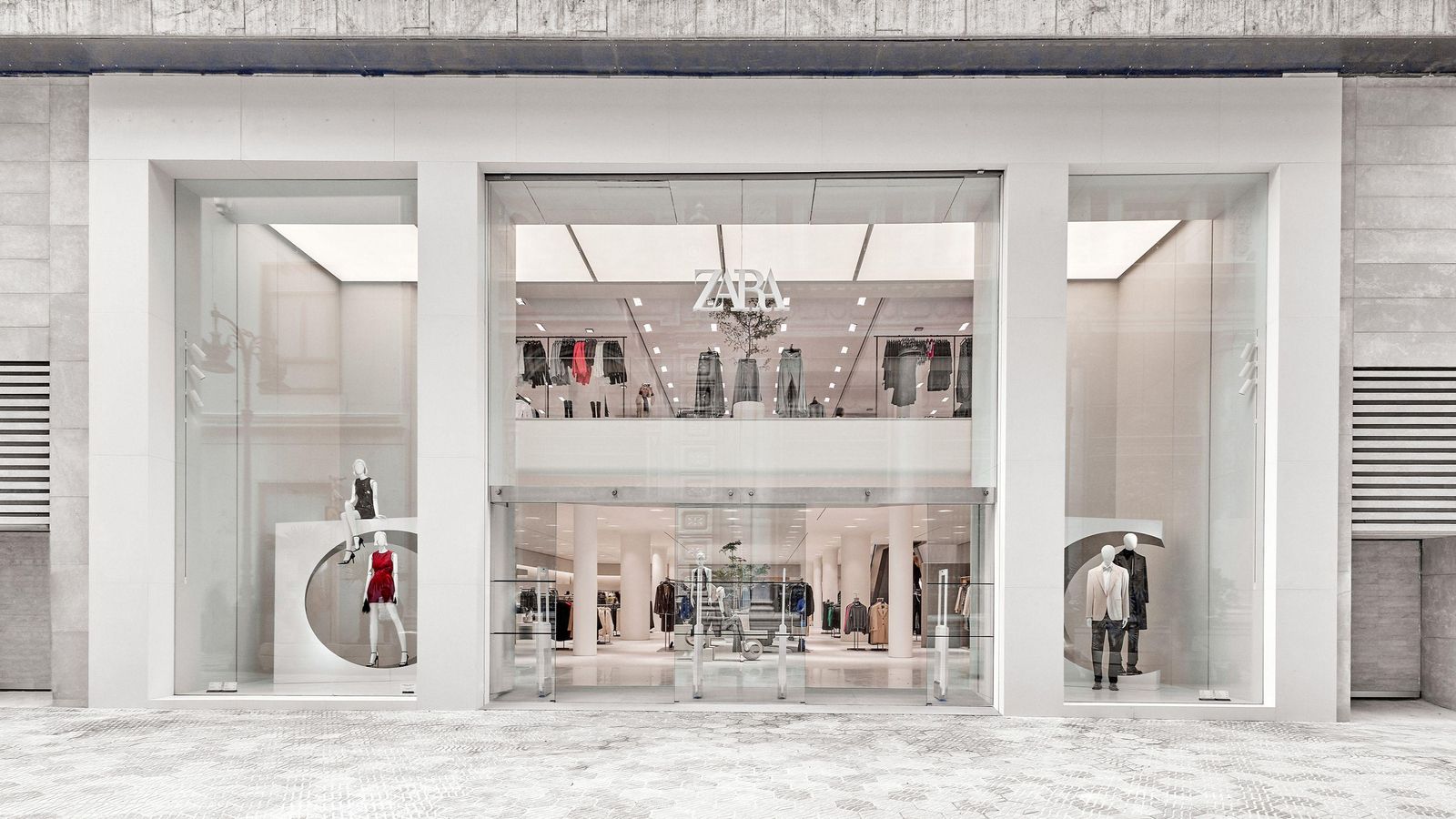 Botiga de Zara, una de les marques del grup Inditex, del carrer Don Juan de Austria de València