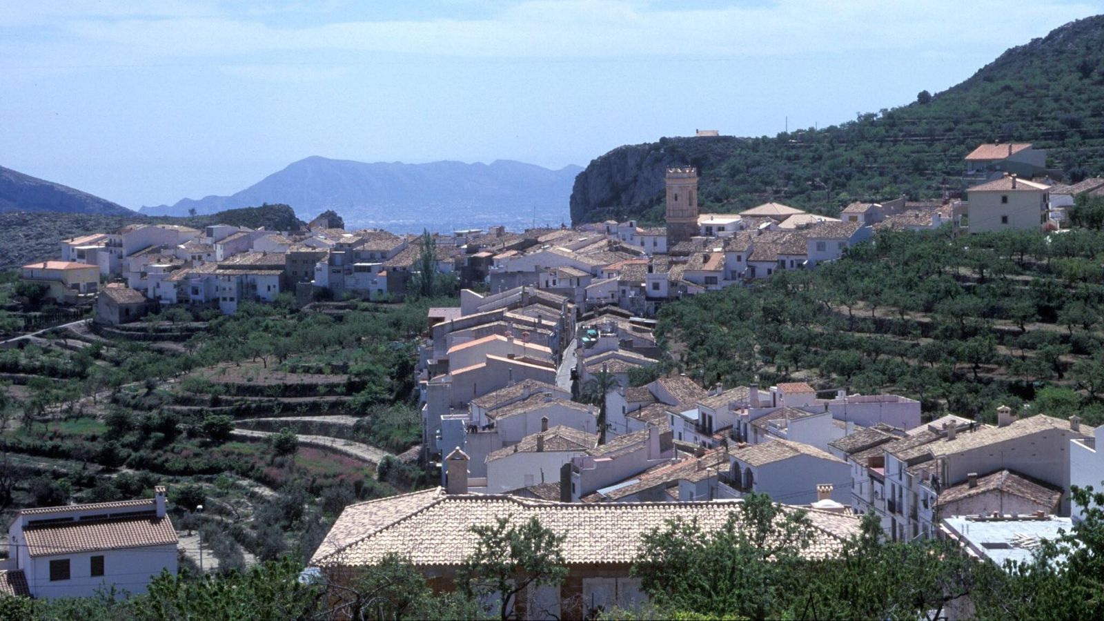 Tàrbena, un dels municipis que està al recés del gregal, i on ha plogut este any hidrològic menys del que és habitual