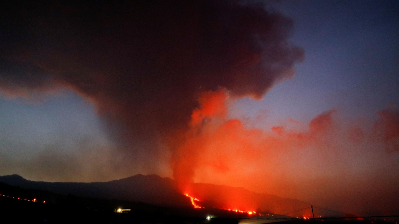 Una imatge d'arxiu del volcà de Cumbre Vieja