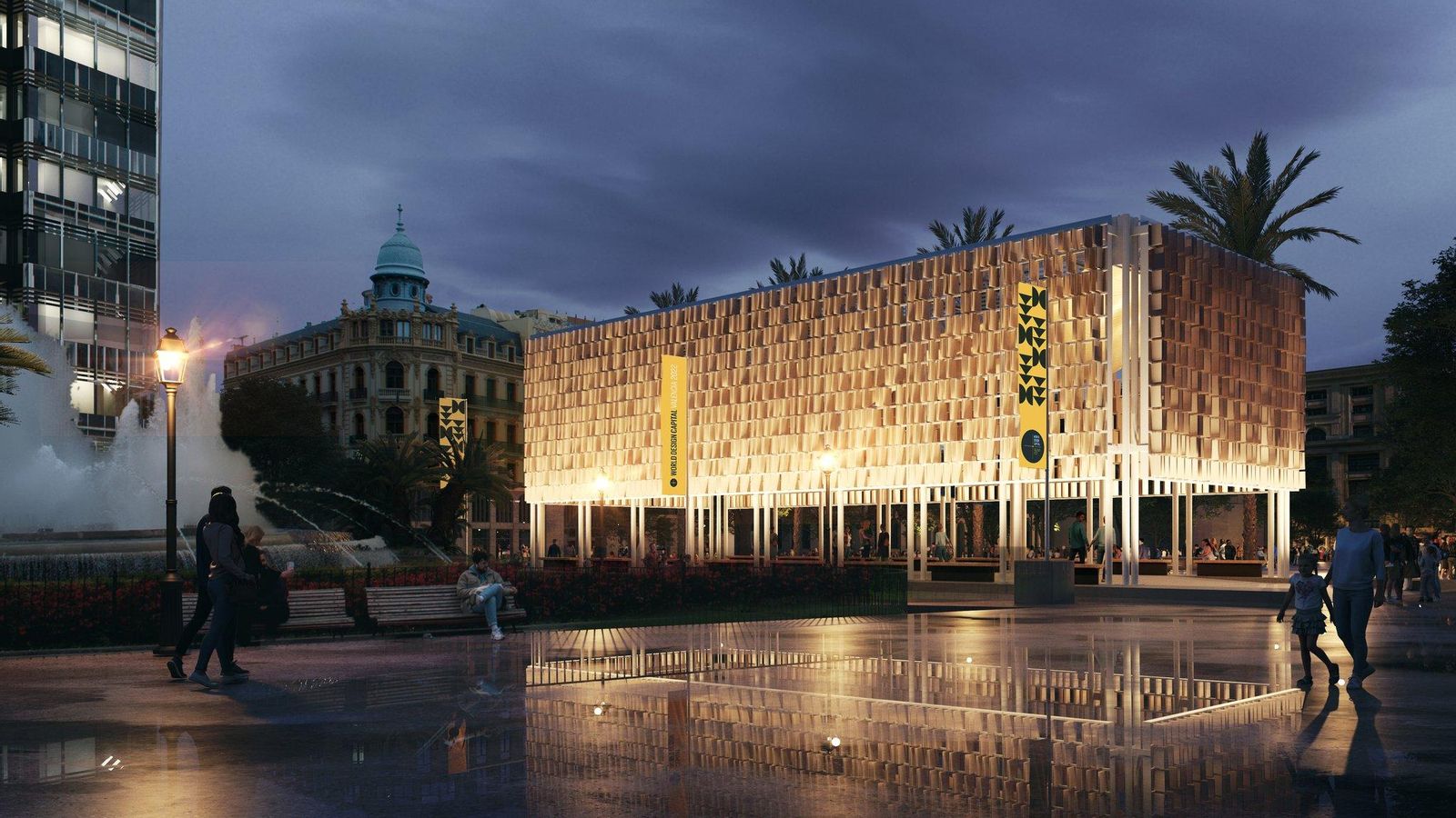 L'Àgora València també s'il·luminarà de nit