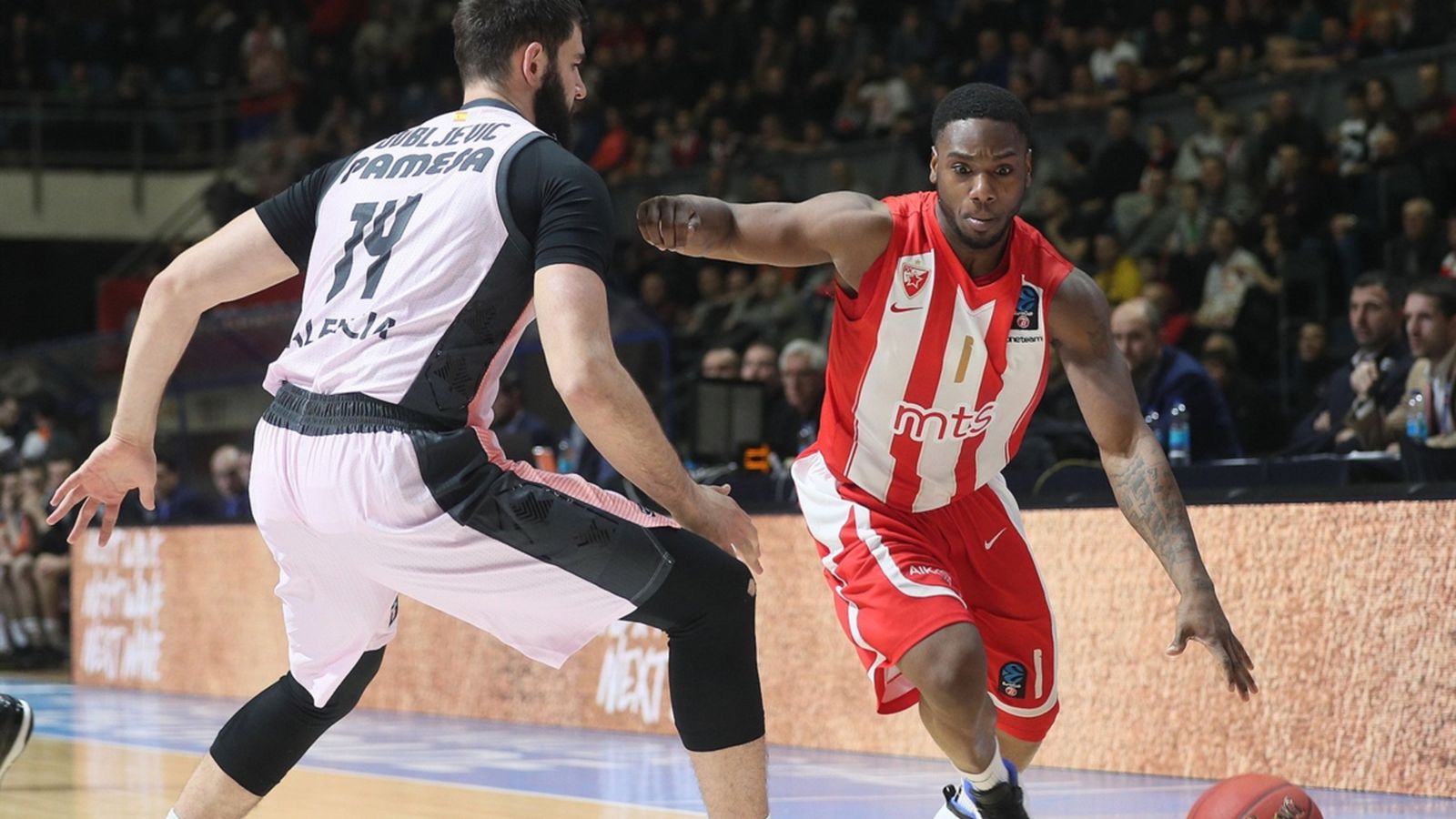 Bojan Dubljevic, millor jugador del partit que ha permés el València Basket classificar-se per a la següent ronda de l'Eurocup