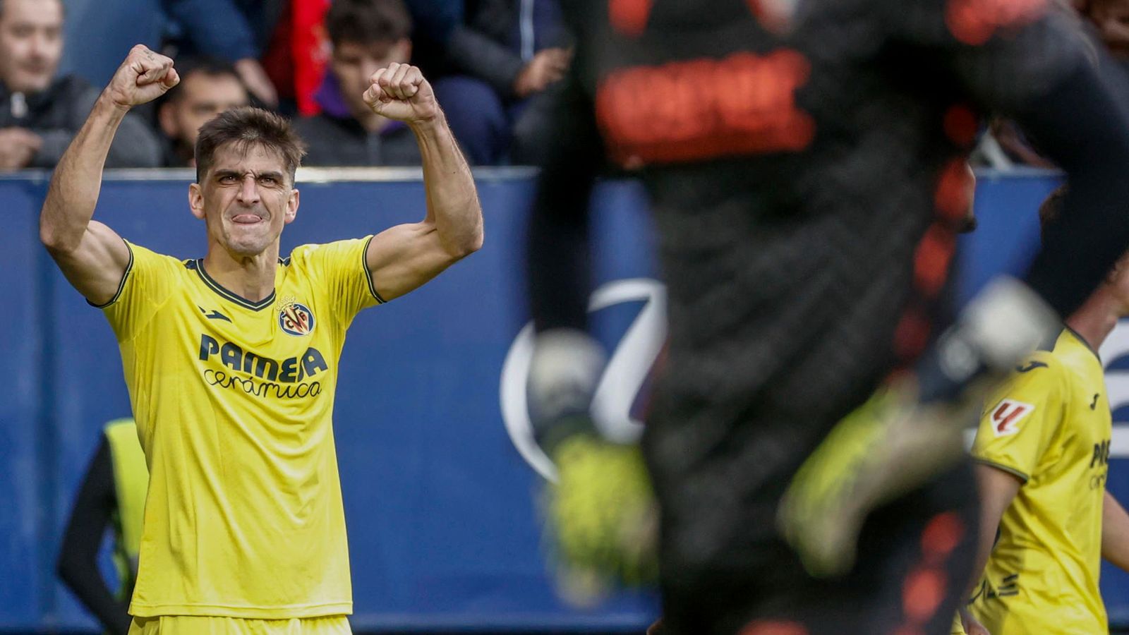 Gerard celebra el gol de l'empat