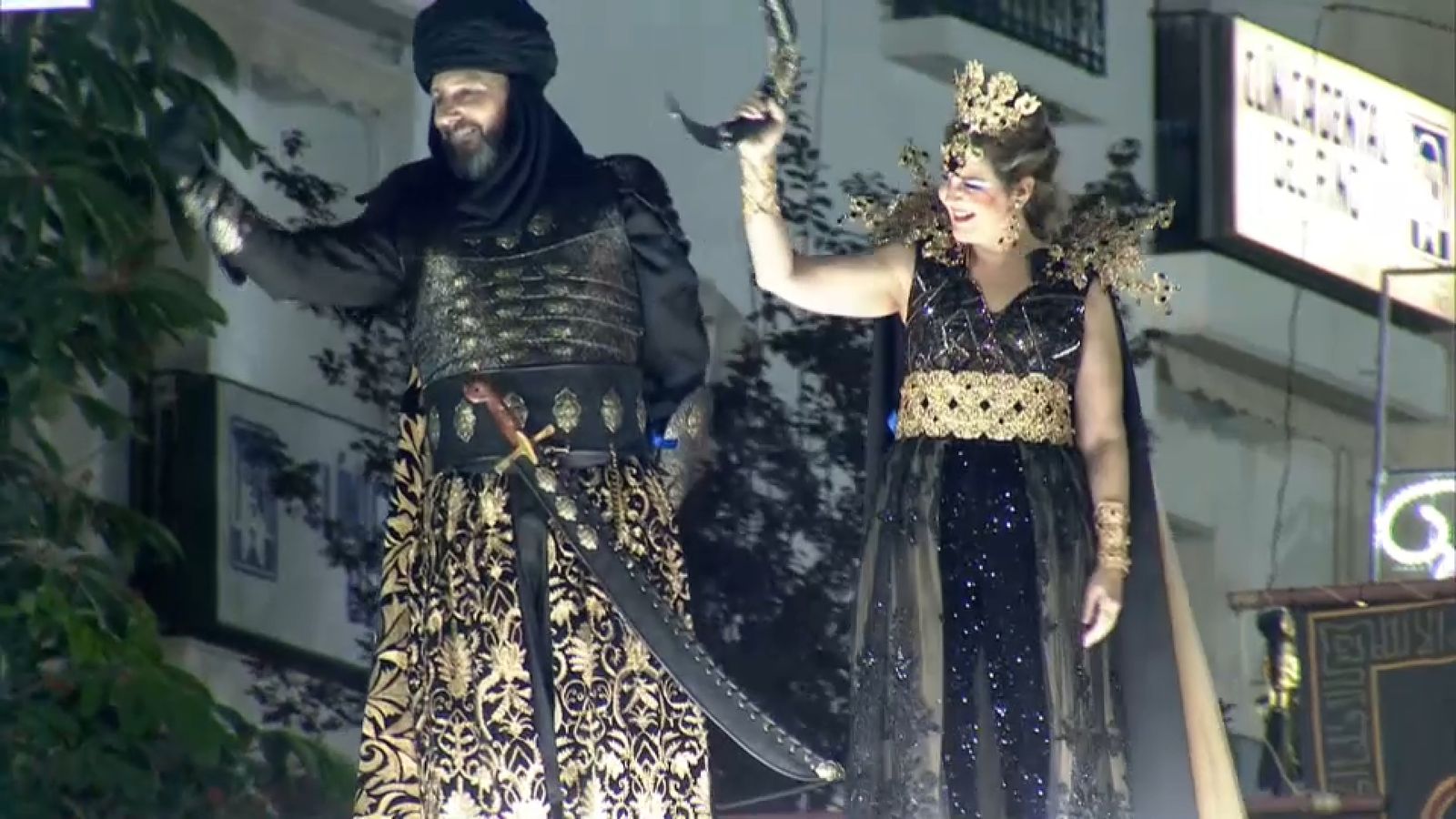 Moment de l'arribada dels capitans del bàndol moro