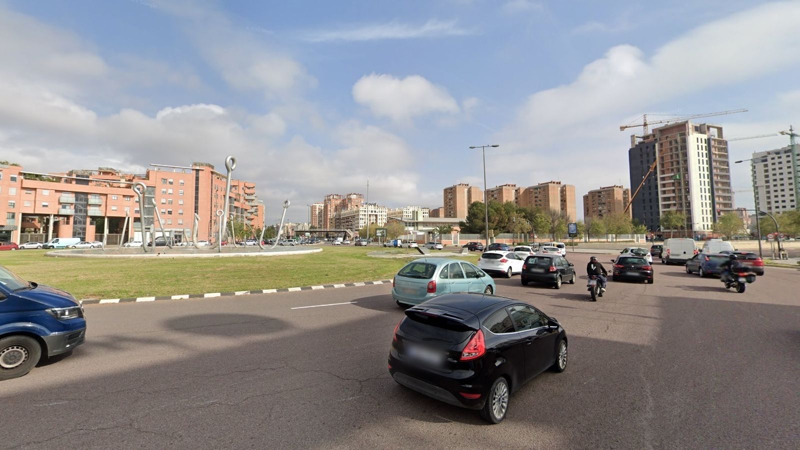 Imatge d'arxiu de la rotonda dels Hams de València